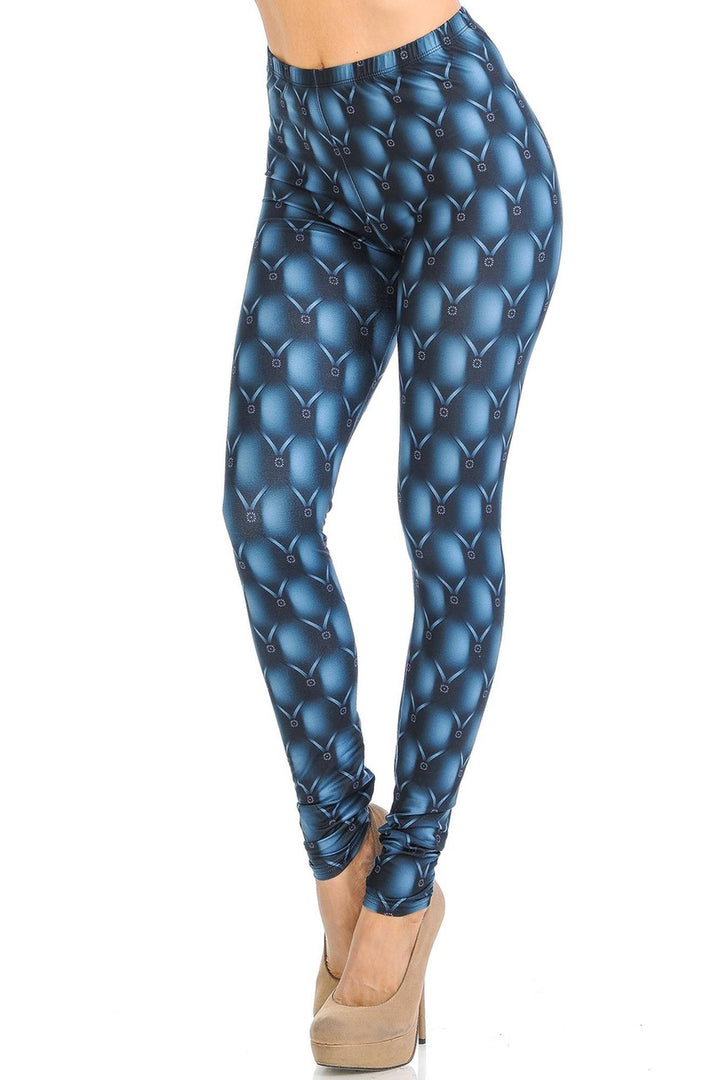 Creamy Soft Premium Women's Leggings Lavish Empress Regular Size, High Rise, Stretchy & Breathable, Comfortable Fit - by USA Fashion