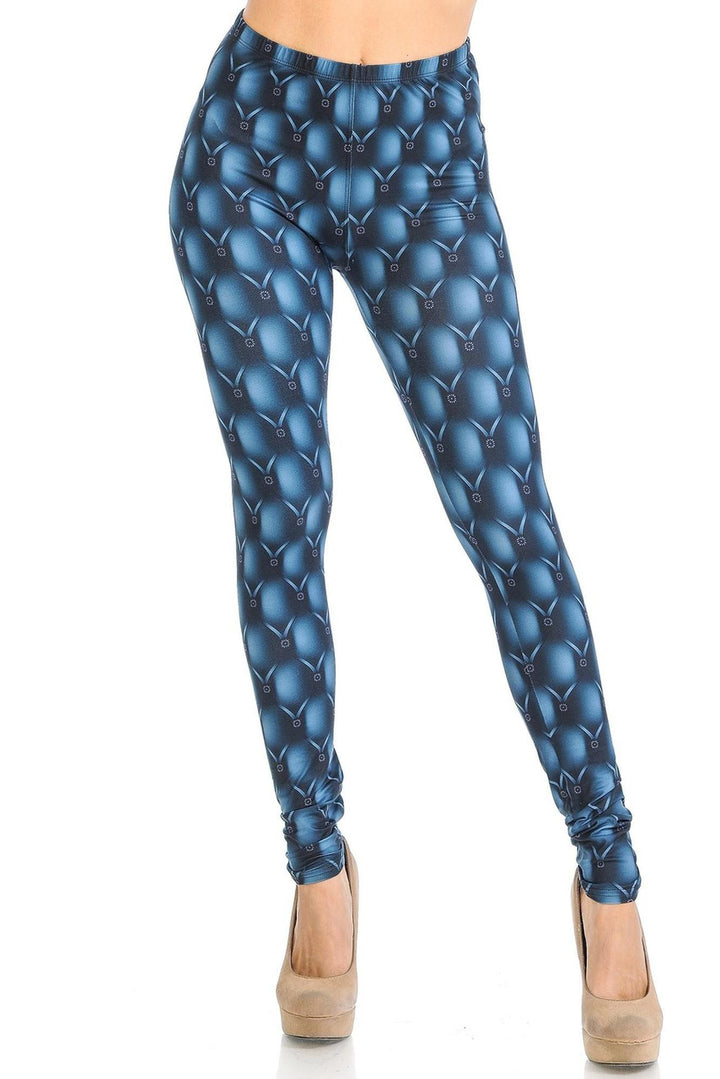 Creamy Soft Premium Women's Leggings Lavish Empress Regular Size, High Rise, Stretchy & Breathable, Comfortable Fit - by USA Fashion