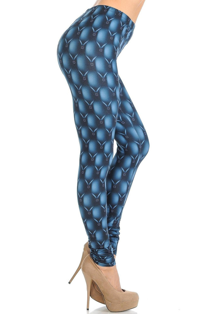 Creamy Soft Premium Women's Leggings Lavish Empress Regular Size, High Rise, Stretchy & Breathable, Comfortable Fit - by USA Fashion