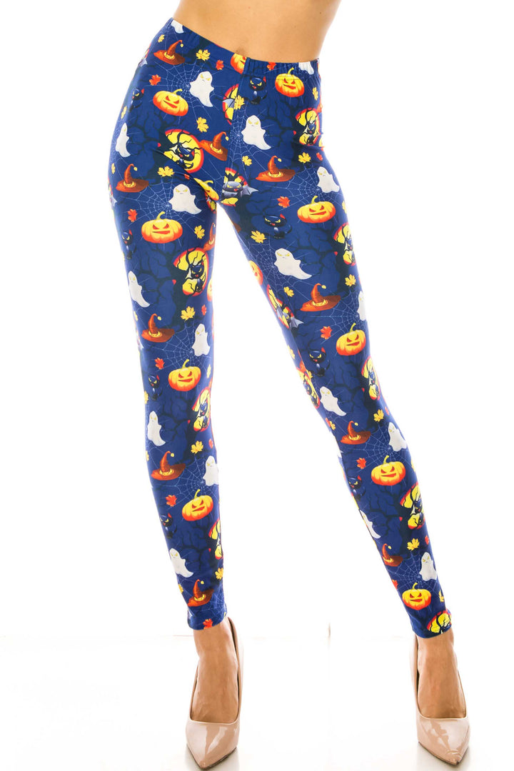 Creamy Soft Halloween Critters Leggings - Plus Size - 1XL 2XL 3XL