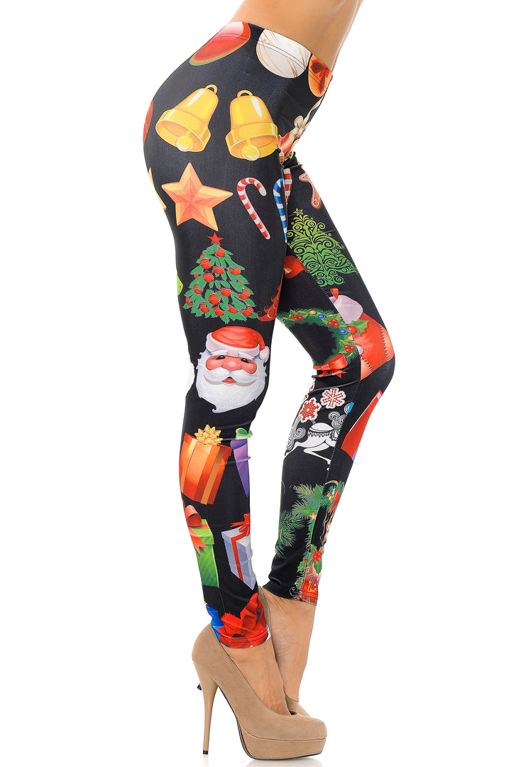 Everything Christmas Leggings - Plus Size - 1XL 2XL 3XL