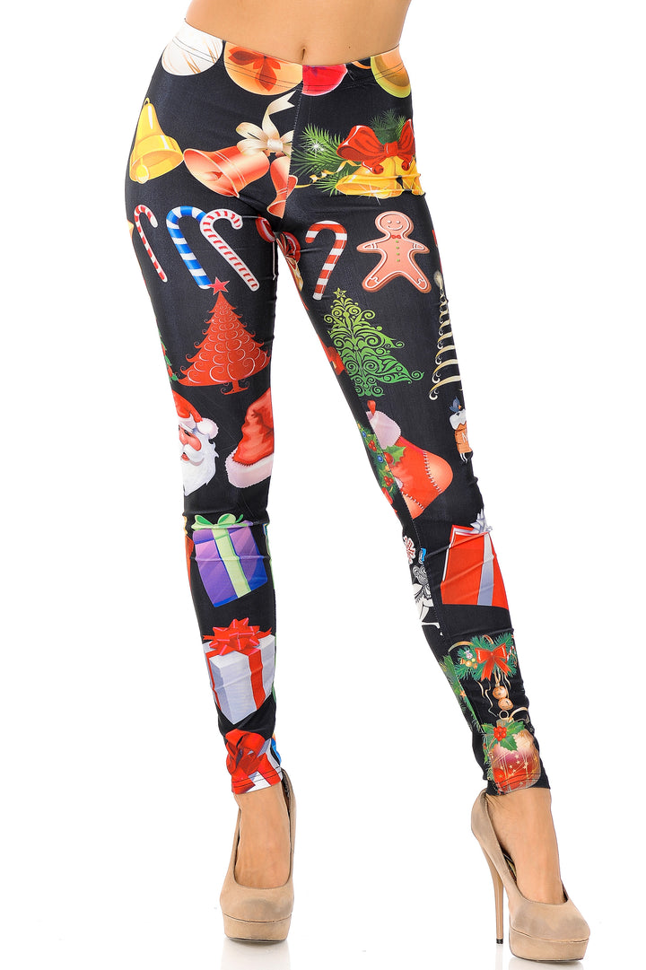 Everything Christmas Leggings - Plus Size - 1XL 2XL 3XL