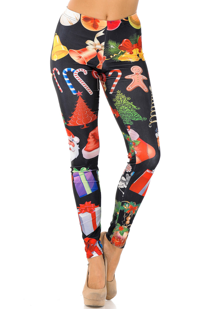 Everything Christmas Leggings - Plus Size - 1XL 2XL 3XL