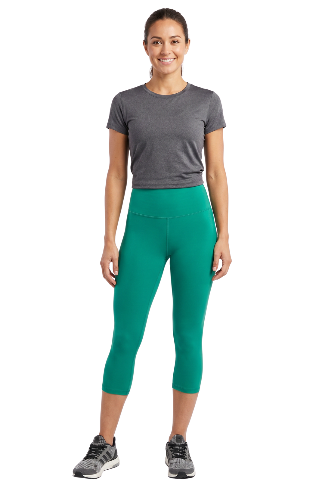 Buttery Smooth Basic Solid High Waisted Capris - 3 Inch Waist - New Mix