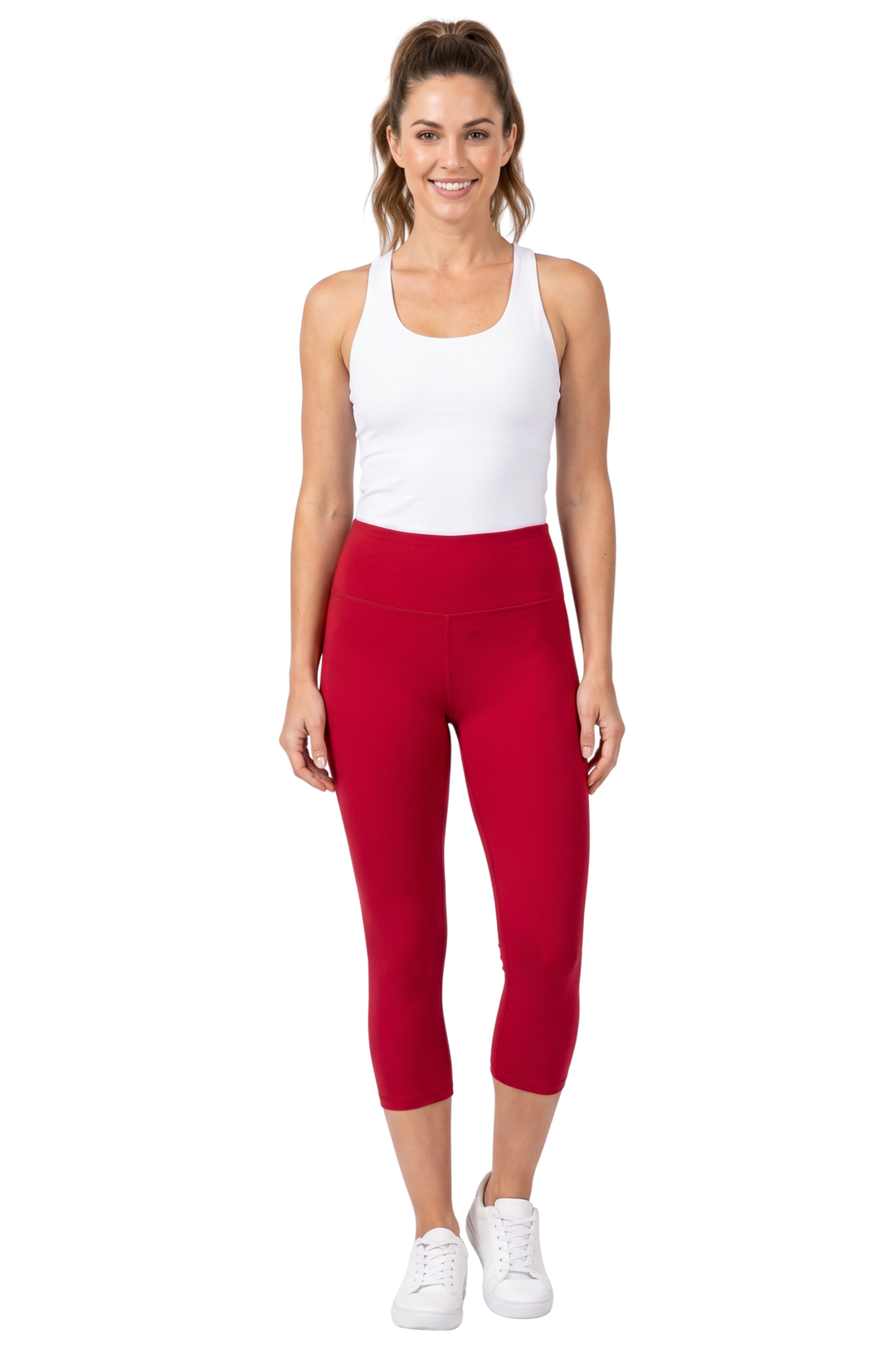 Buttery Smooth Basic Solid High Waisted Capris - 3 Inch Waist - New Mix
