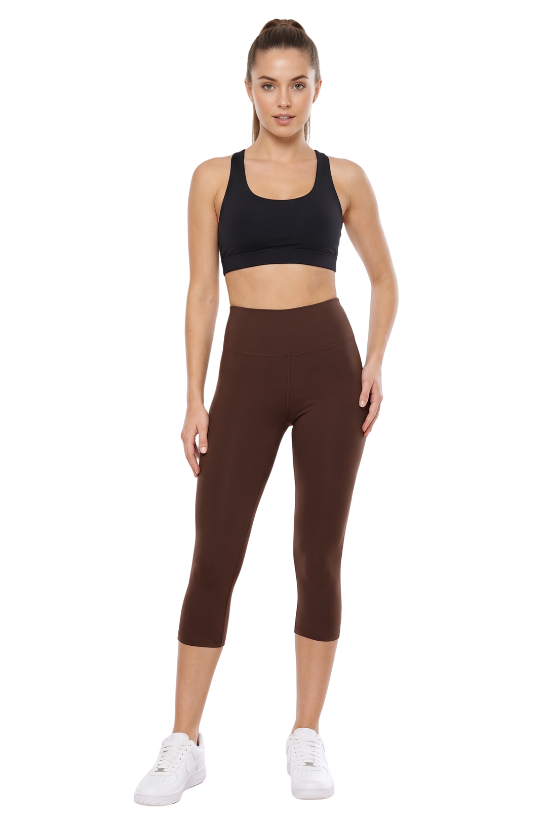 Buttery Smooth Basic Solid High Waisted Capris - 3 Inch Waist - New Mix