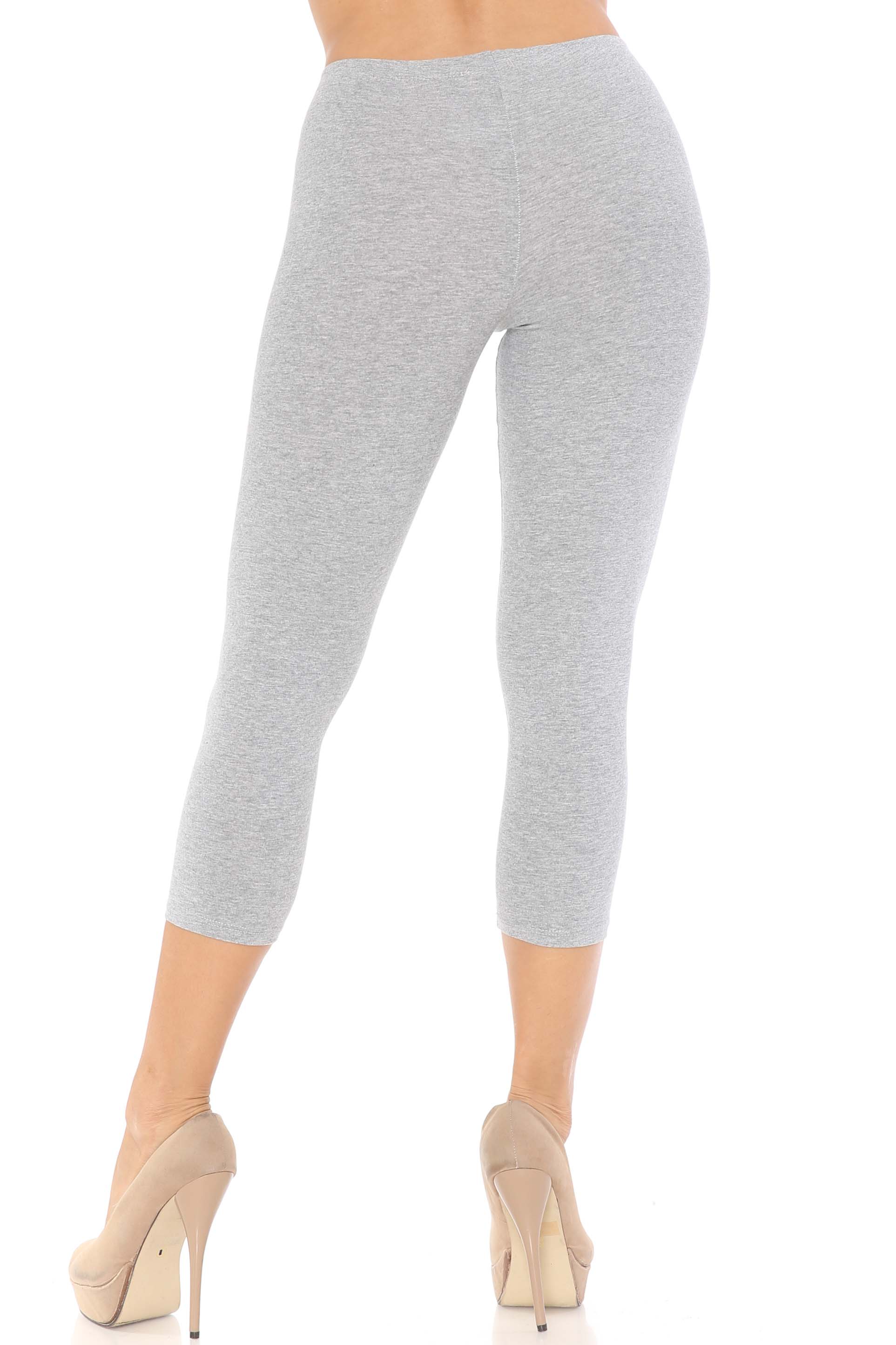 USA Basic Cotton Capri Leggings