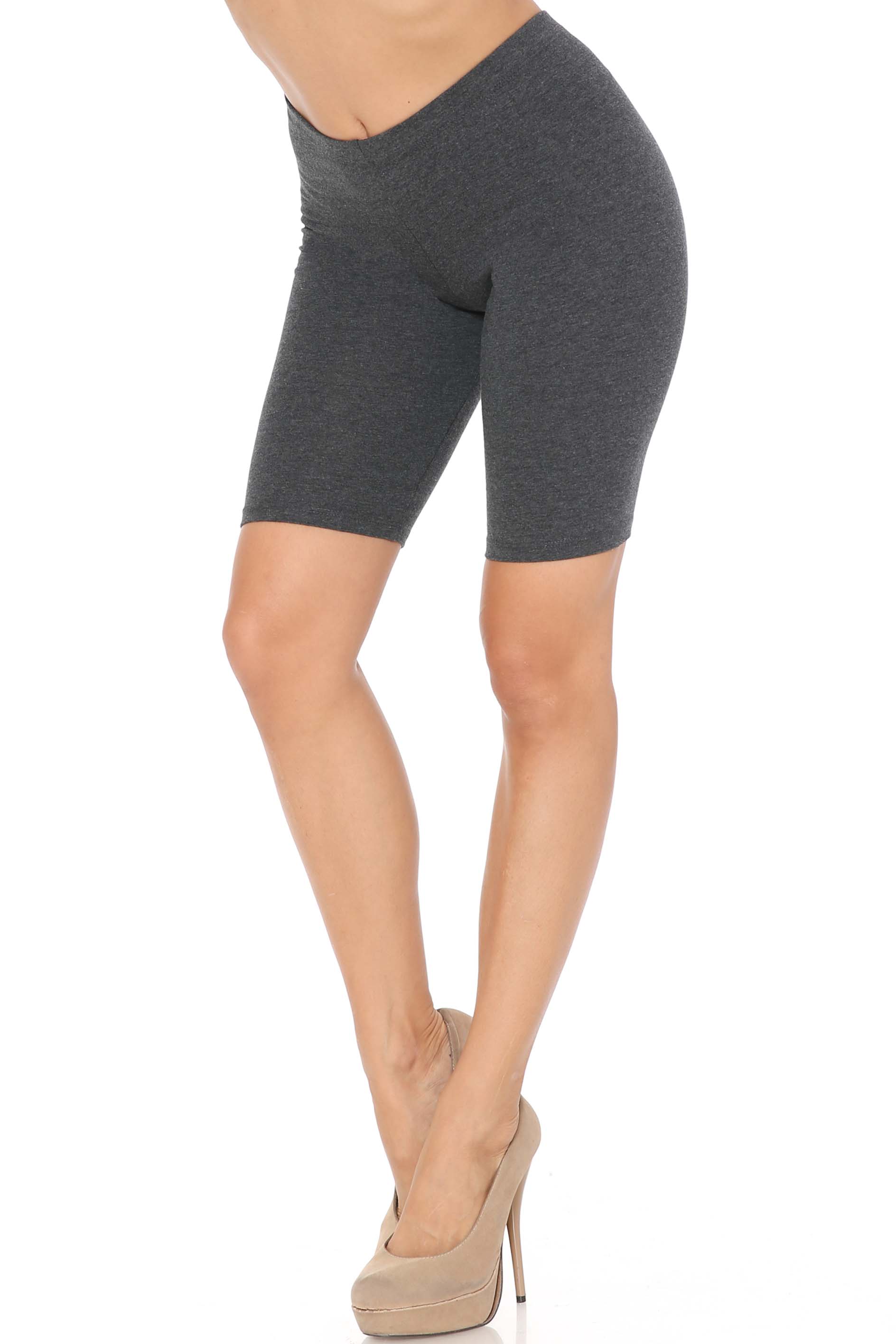 USA Basic Cotton Bermuda Biker Shorts