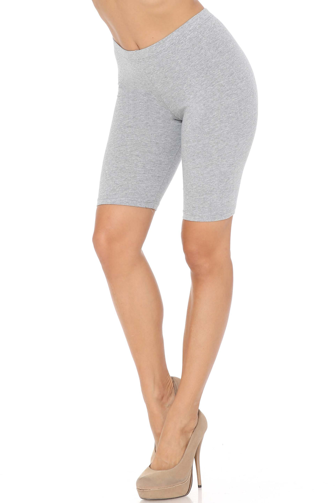 USA Basic Cotton Bermuda Biker Shorts