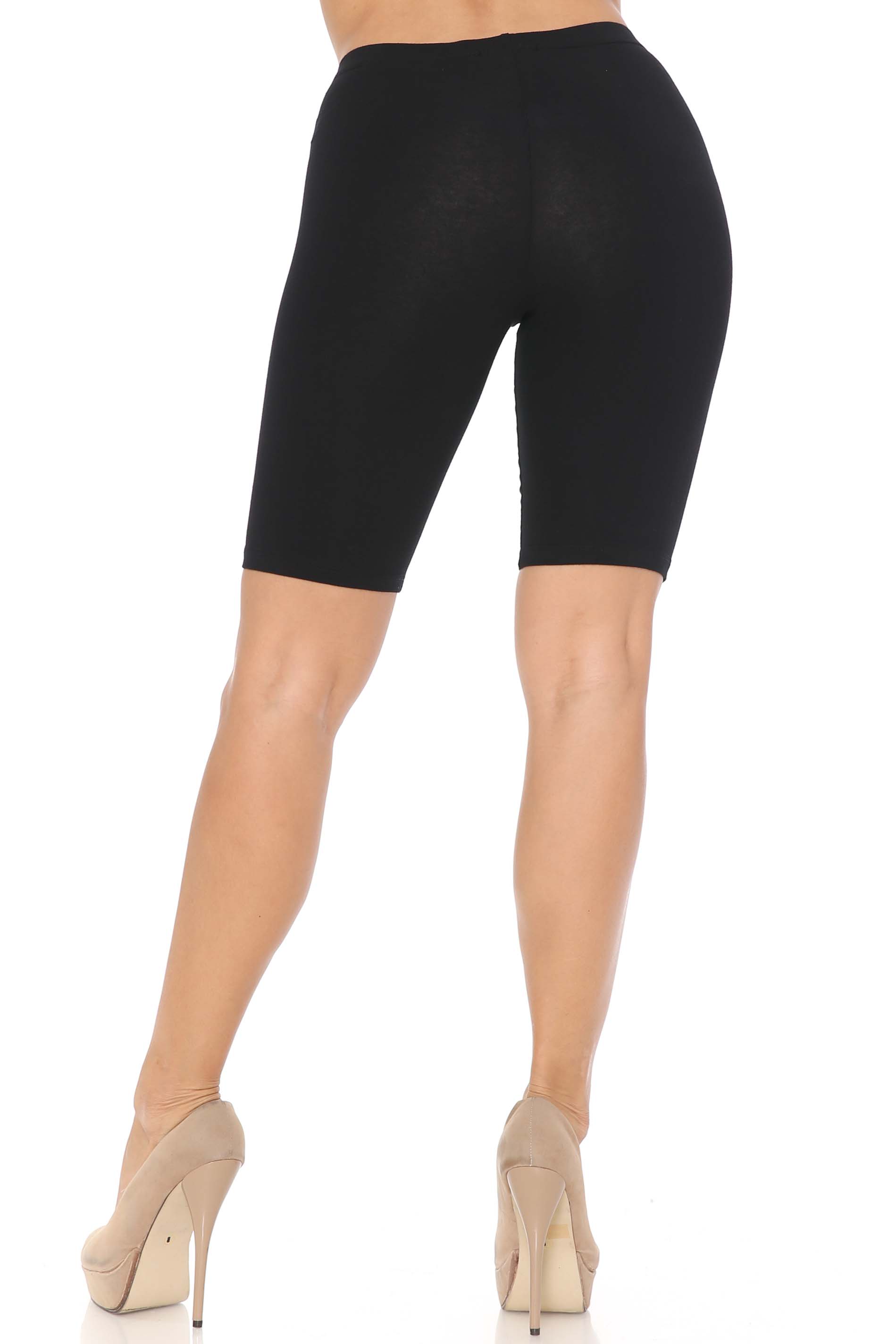 USA Basic Cotton Bermuda Biker Shorts