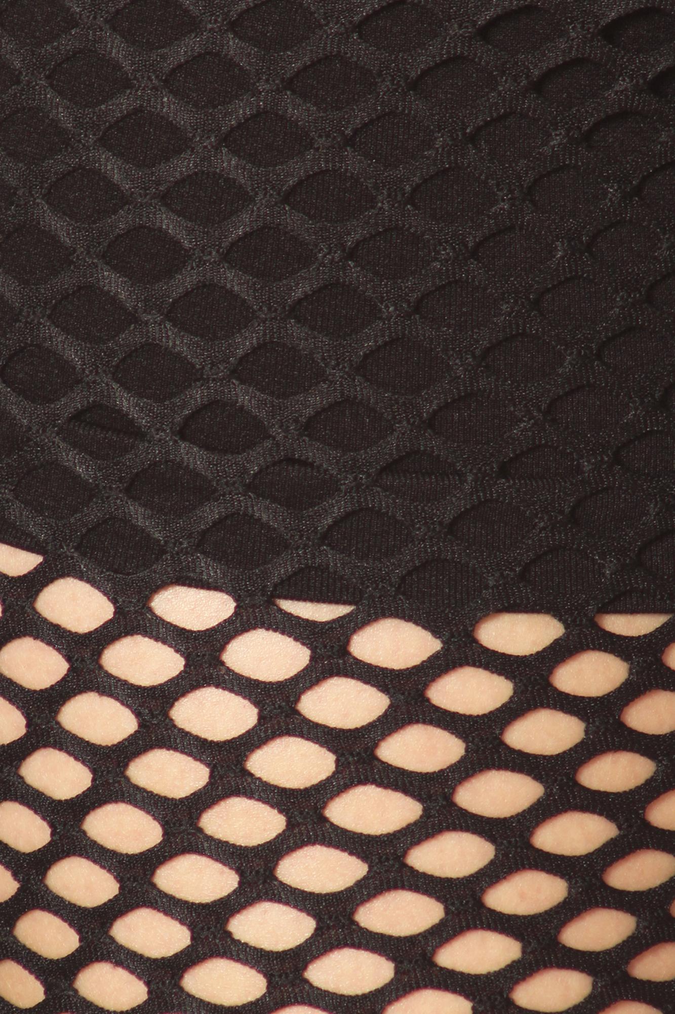 Black Mesh Shorts