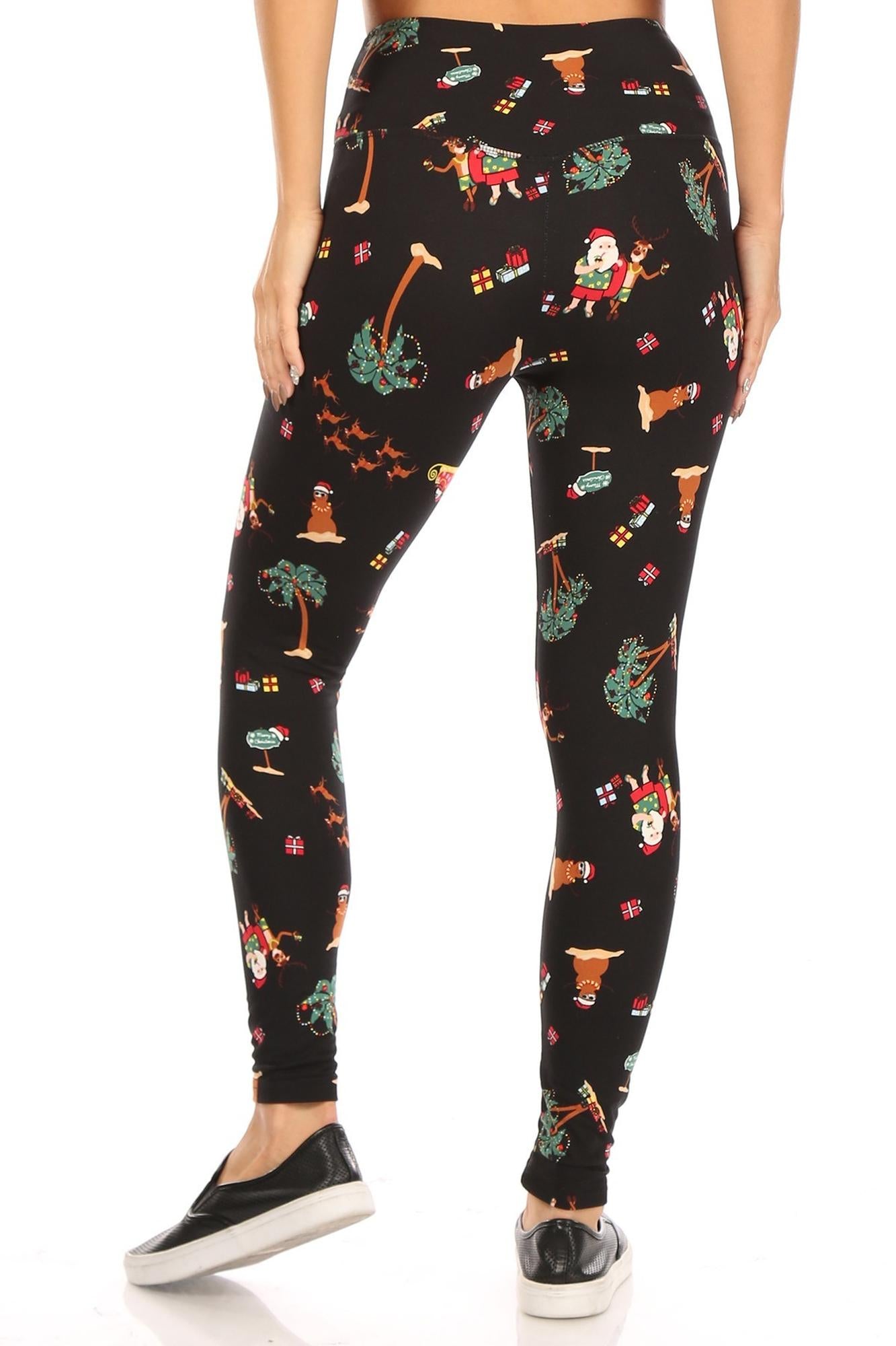 Soft Fleece Australian Christmas Leggings