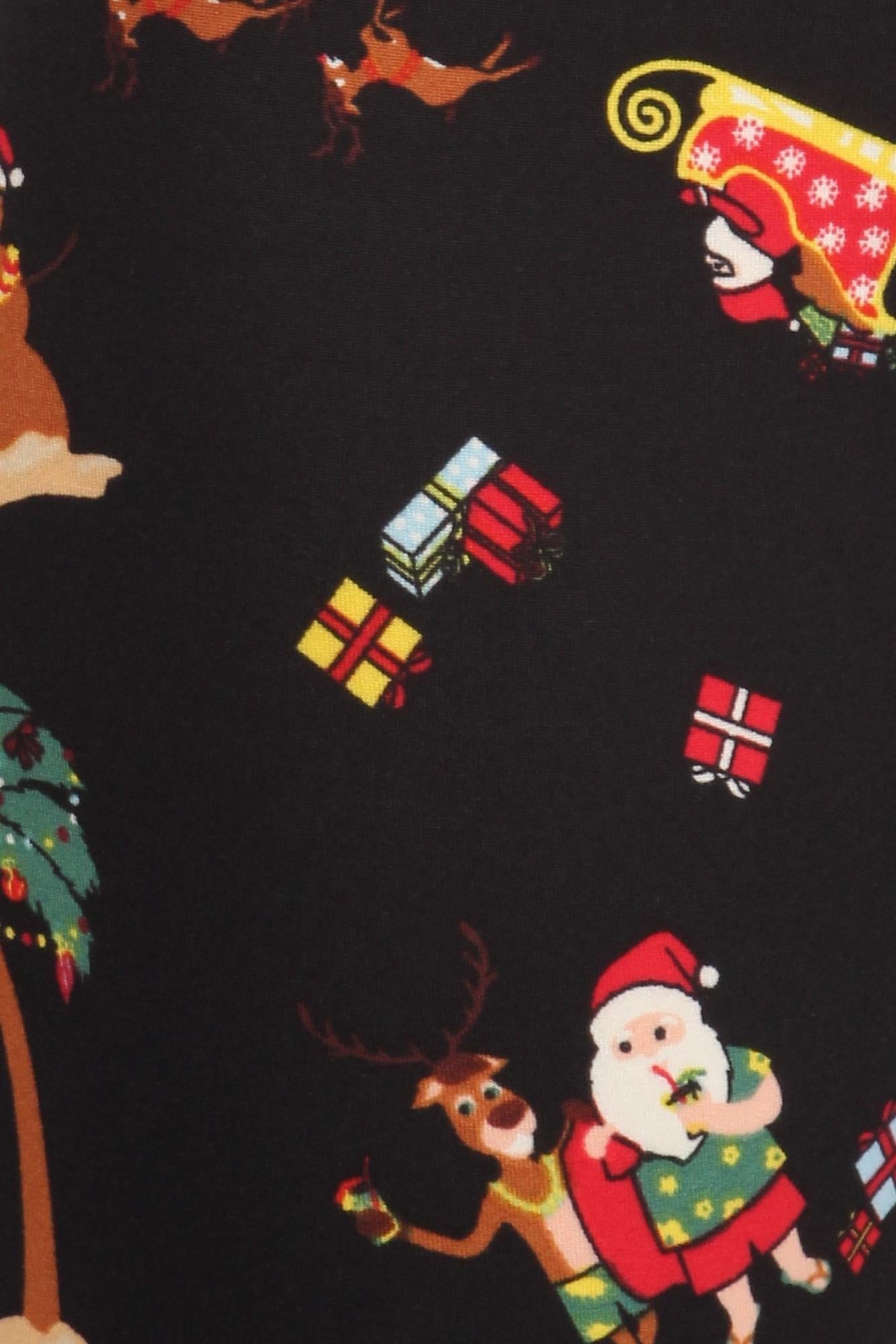 Soft Fleece Australian Christmas Leggings