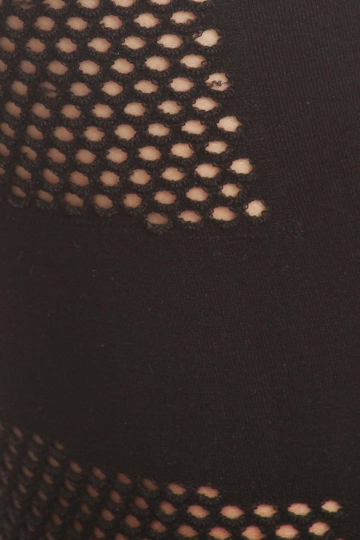 Multi Patch Mesh Sport Leggings
