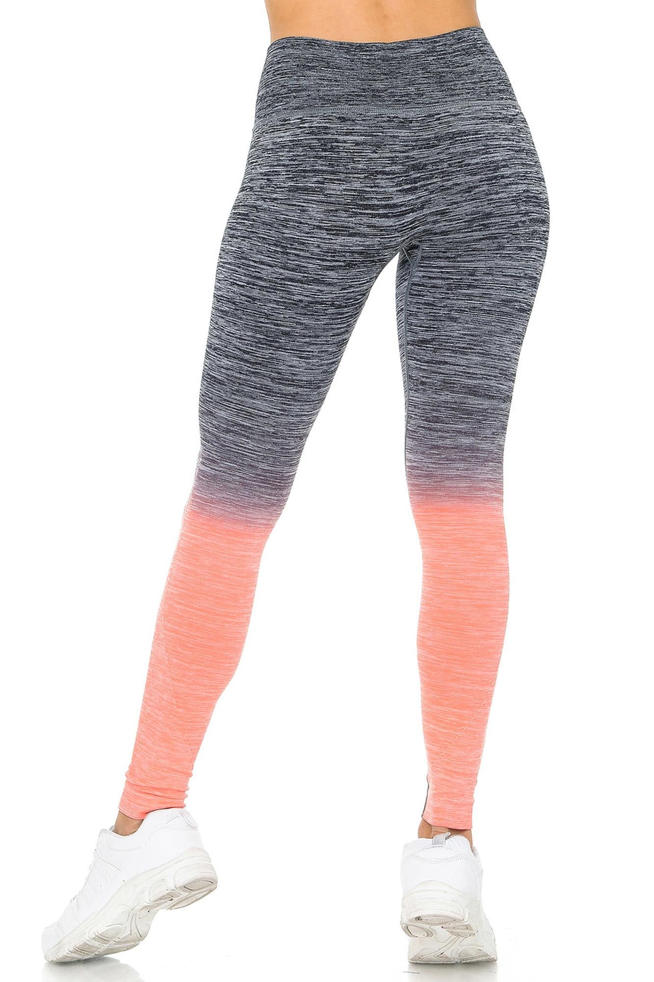 Ombre Heathered Athleica Workout Leggings