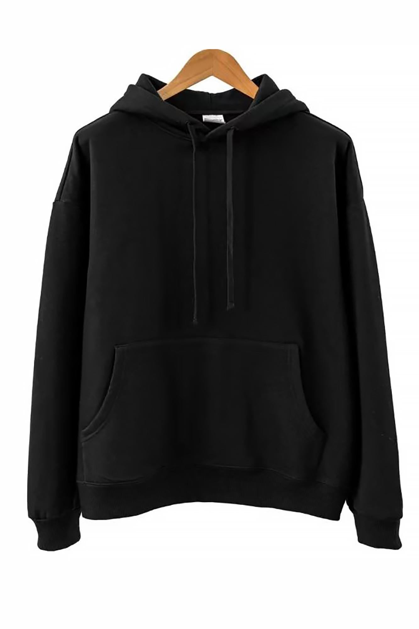 Premium Basic Solid Pullover Hoodie - Unisex