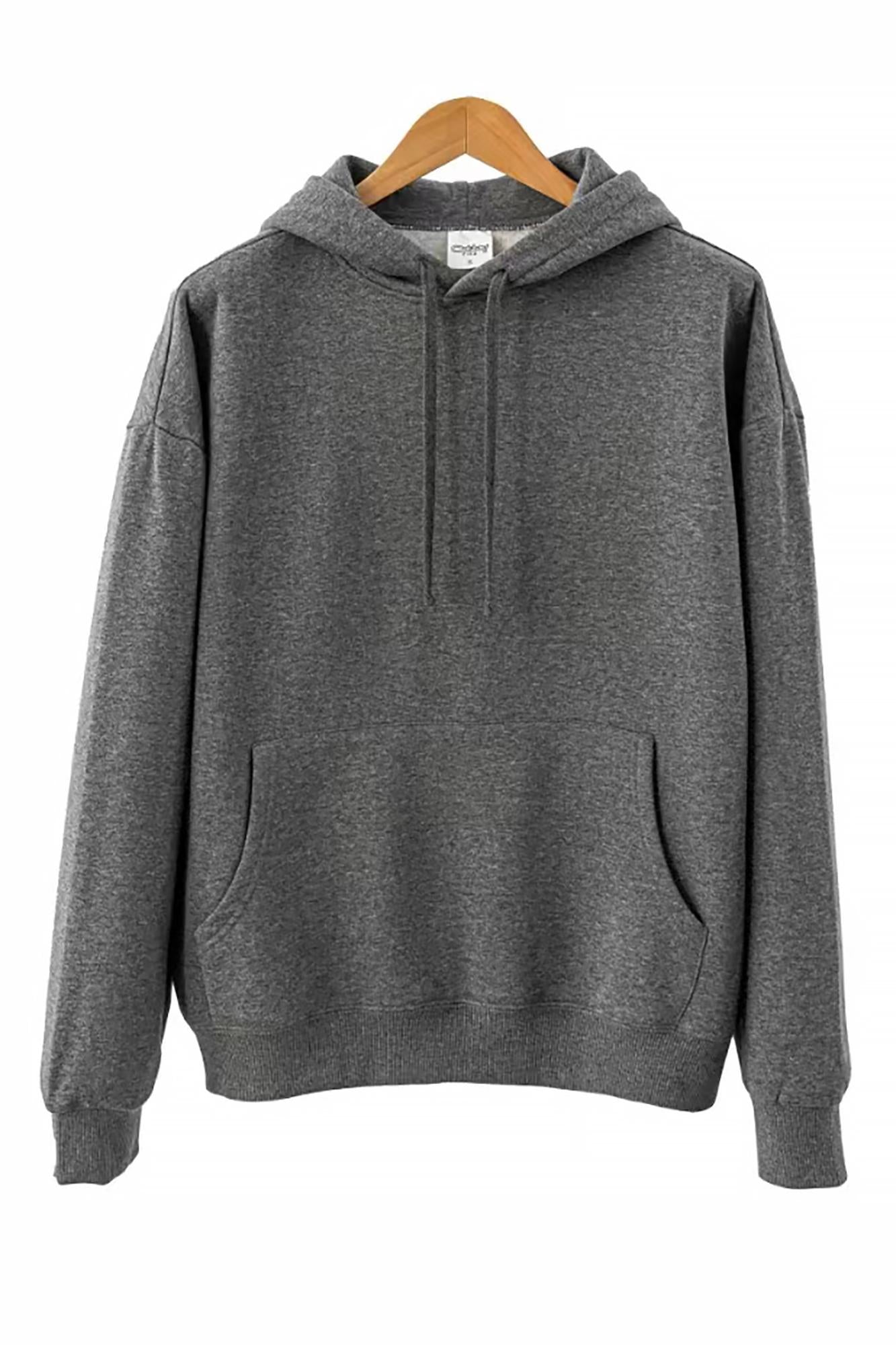 Premium Basic Solid Pullover Hoodie - Unisex