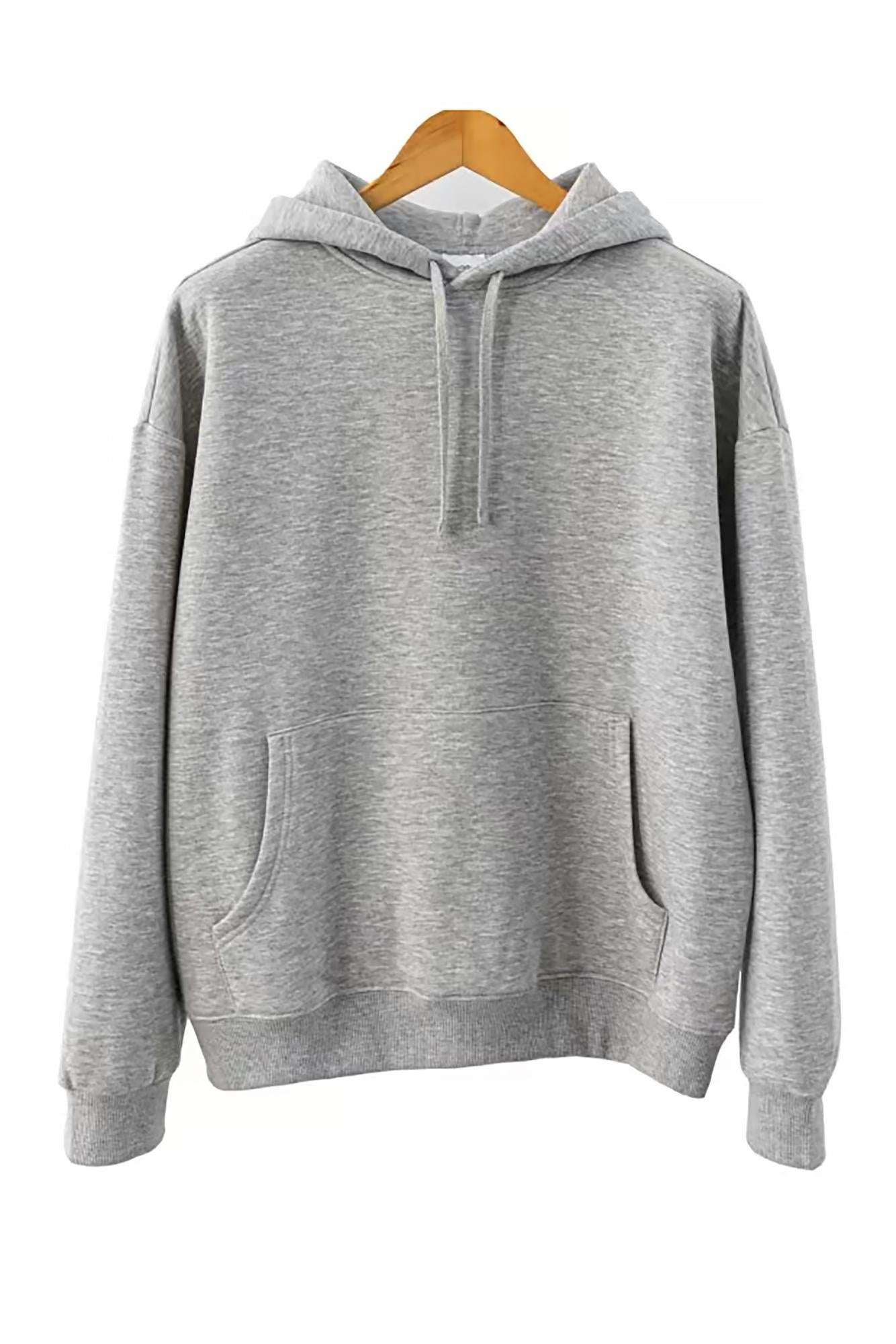Premium Basic Solid Pullover Hoodie - Unisex