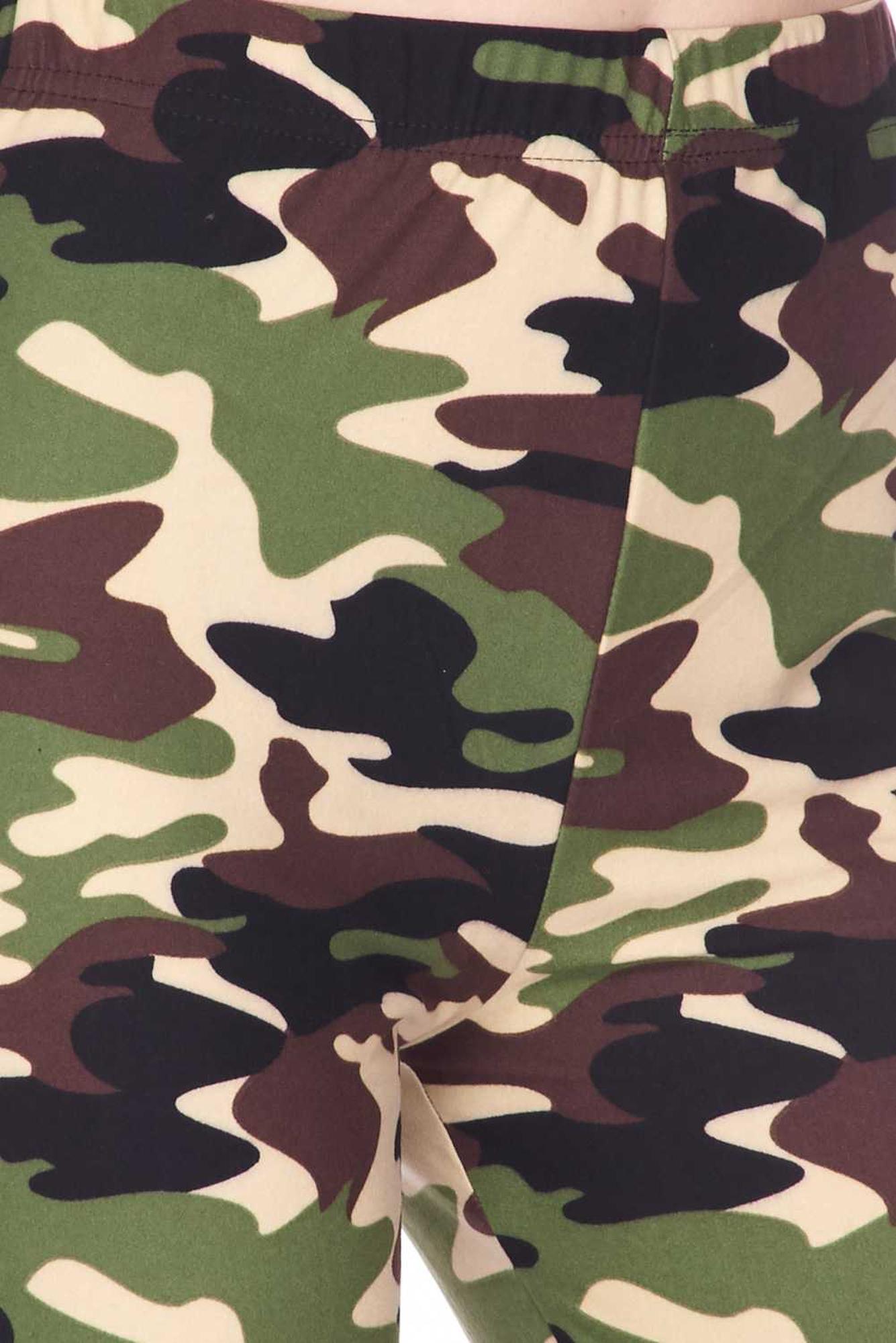 Buttery Smooth Active Duty Camouflage Bell Bottom Leggings