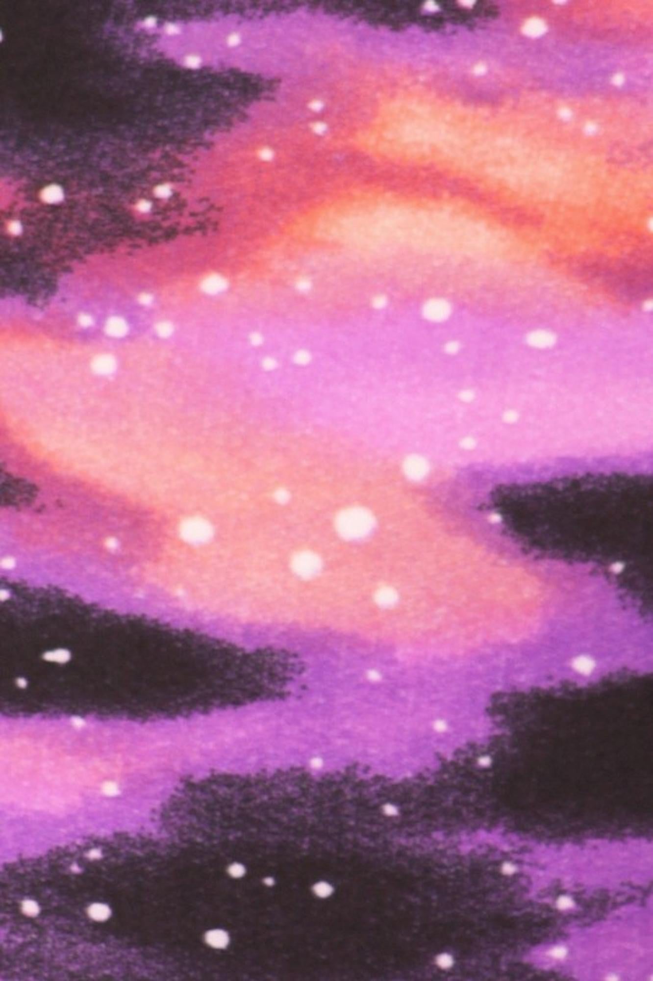 Buttery Smooth Purple Mist Bell Bottom Leggings