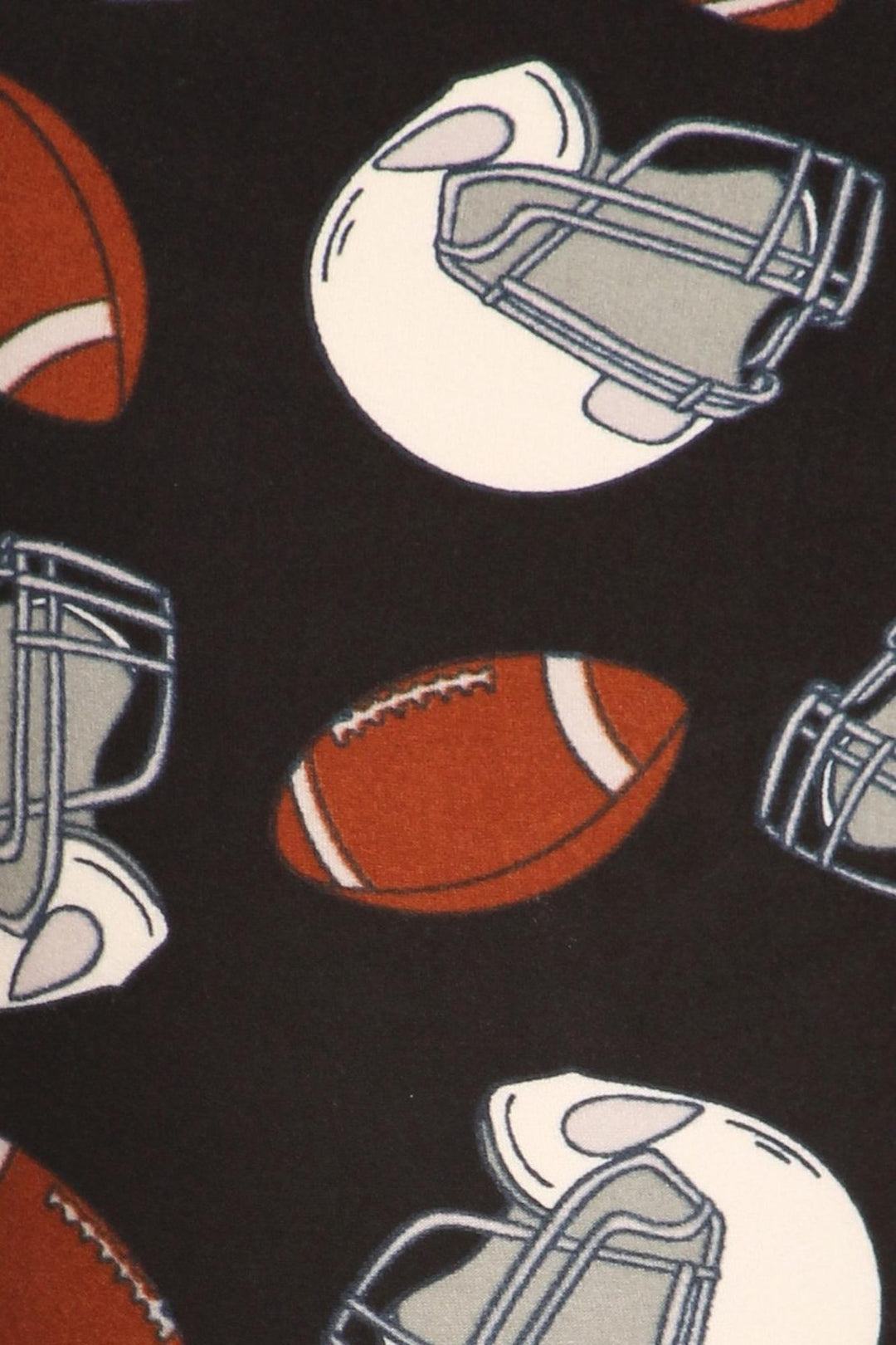 Buttery Soft National Football Capris - LIMITED EDITION (One Size Regular,Black)