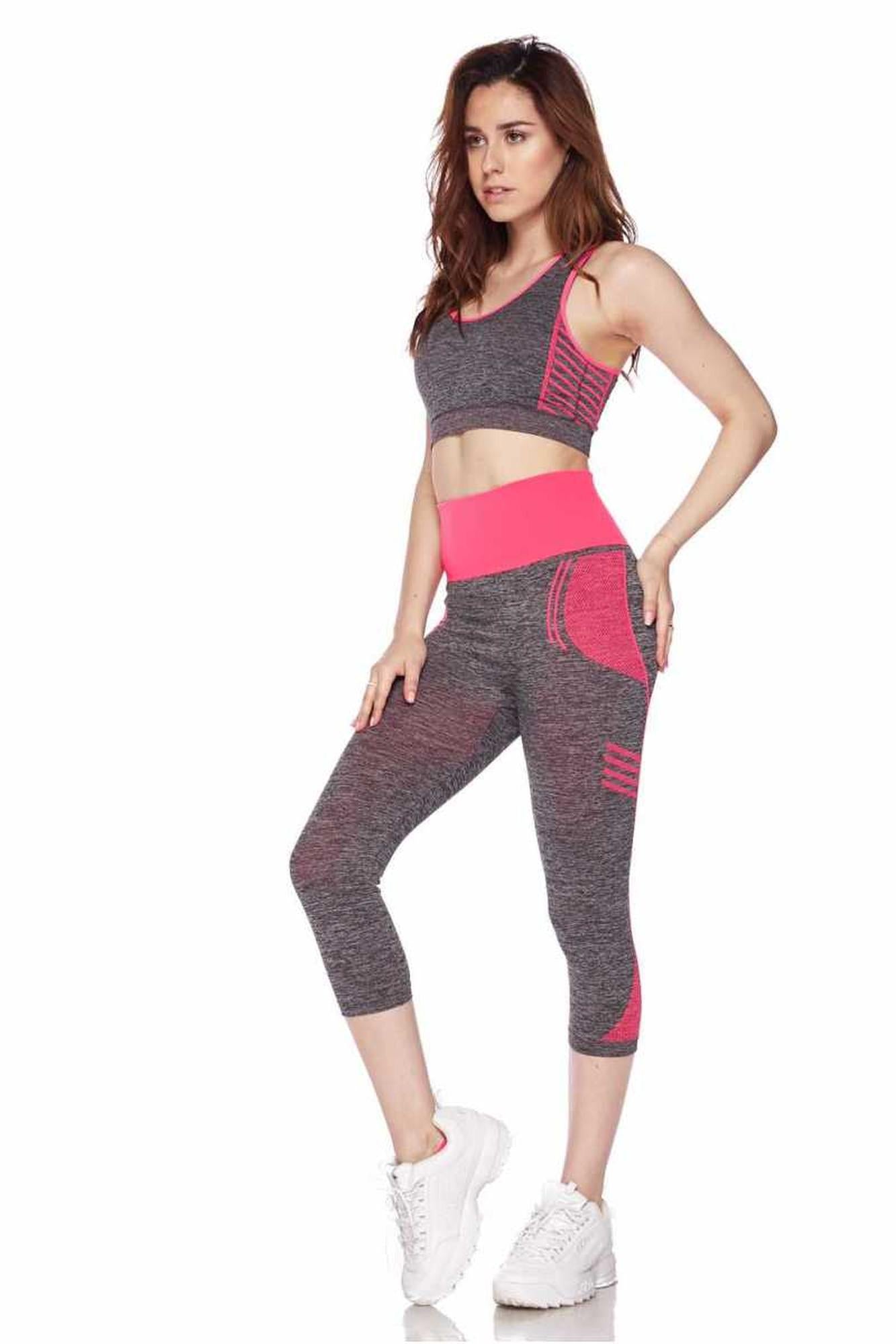 Racerback Tank Top and Capris Activewear Set