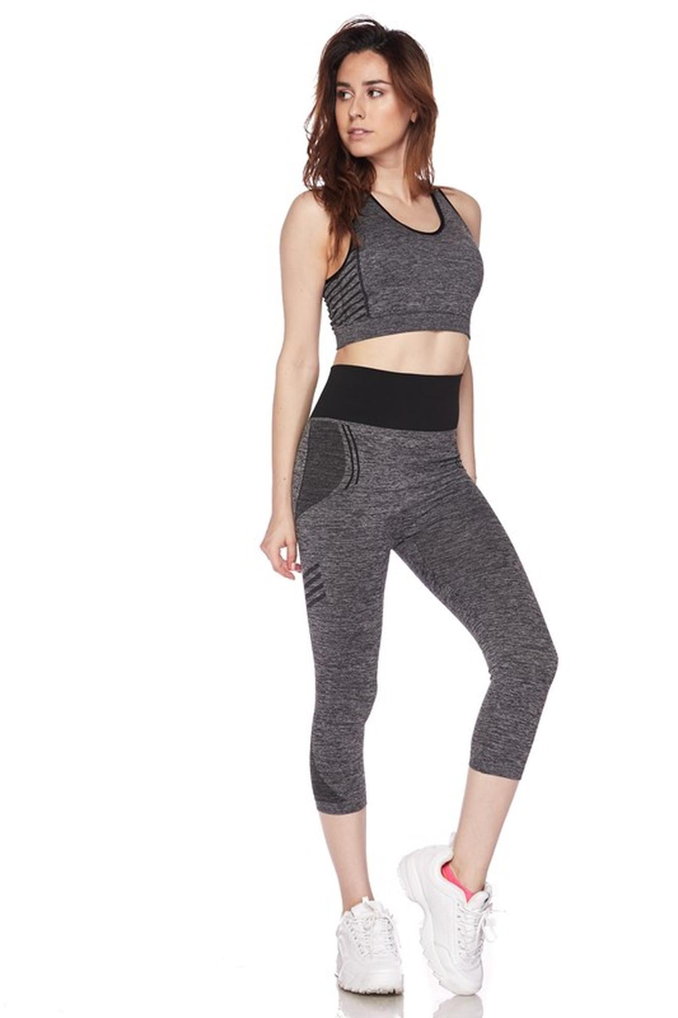 Racerback Tank Top and Capris Activewear Set