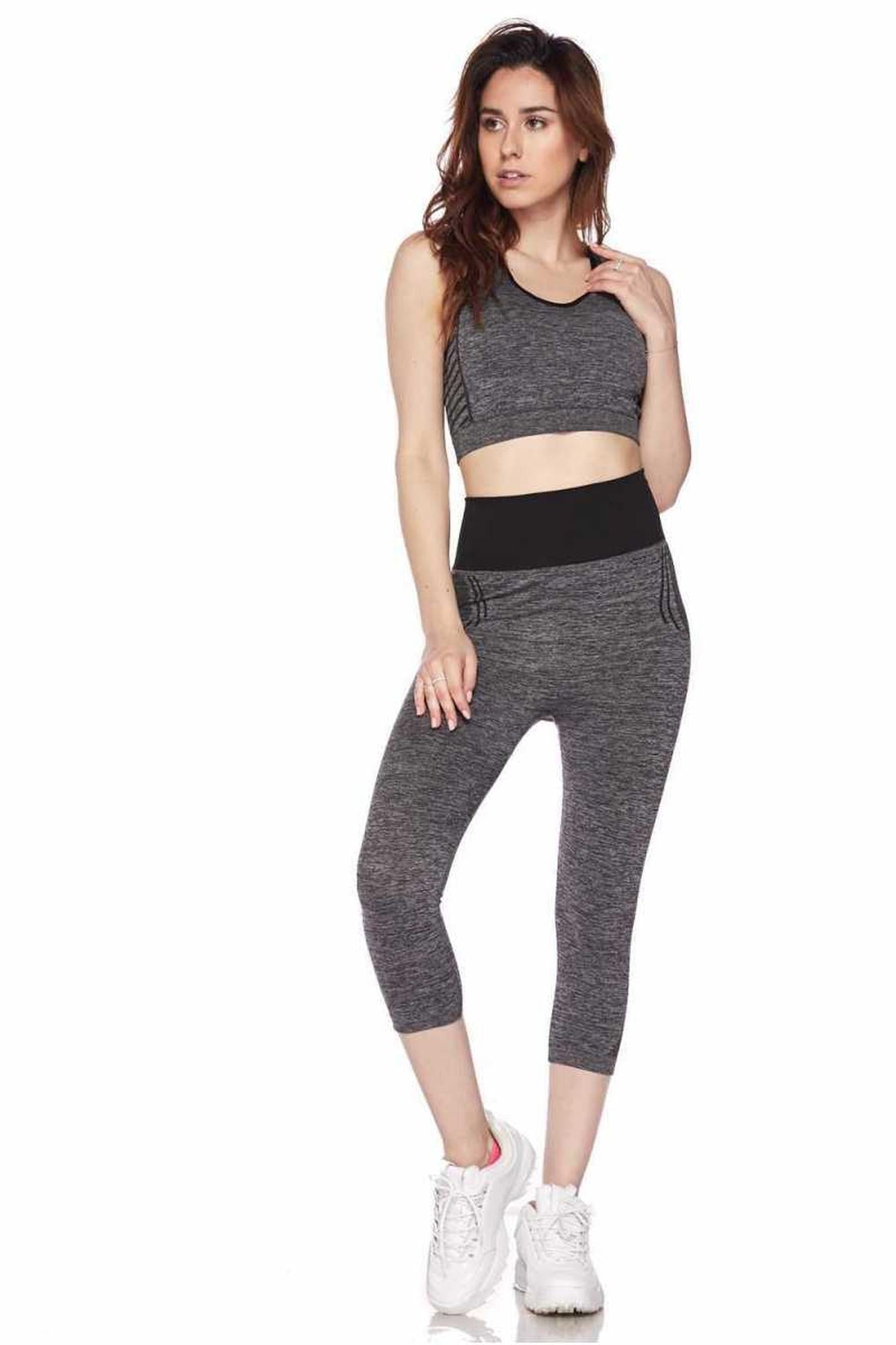 Racerback Tank Top and Capris Activewear Set
