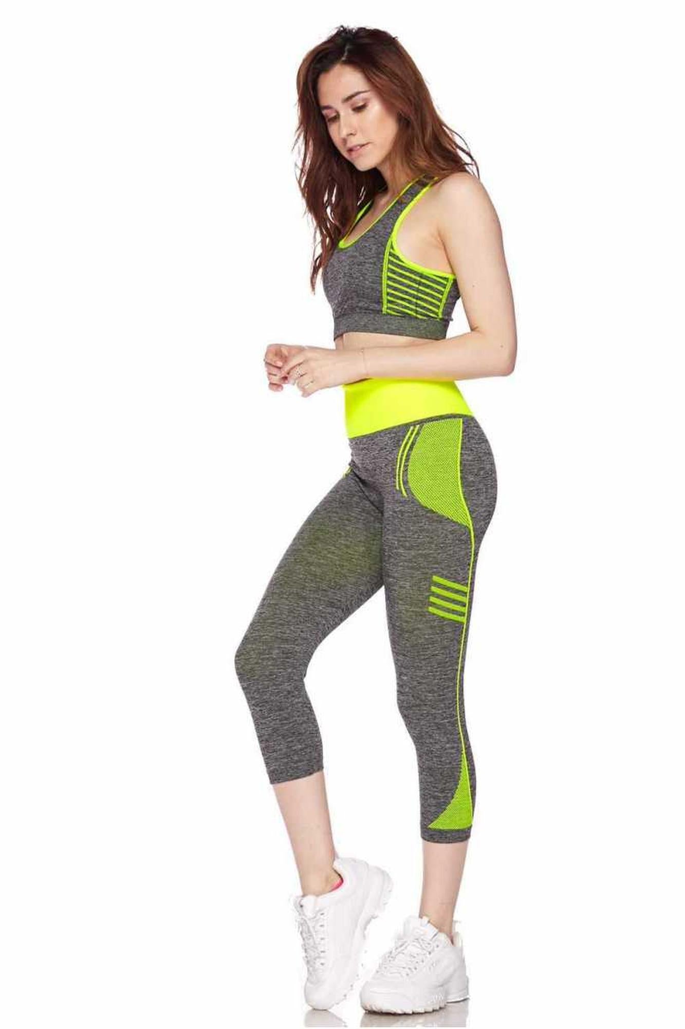 Racerback Tank Top and Capris Activewear Set
