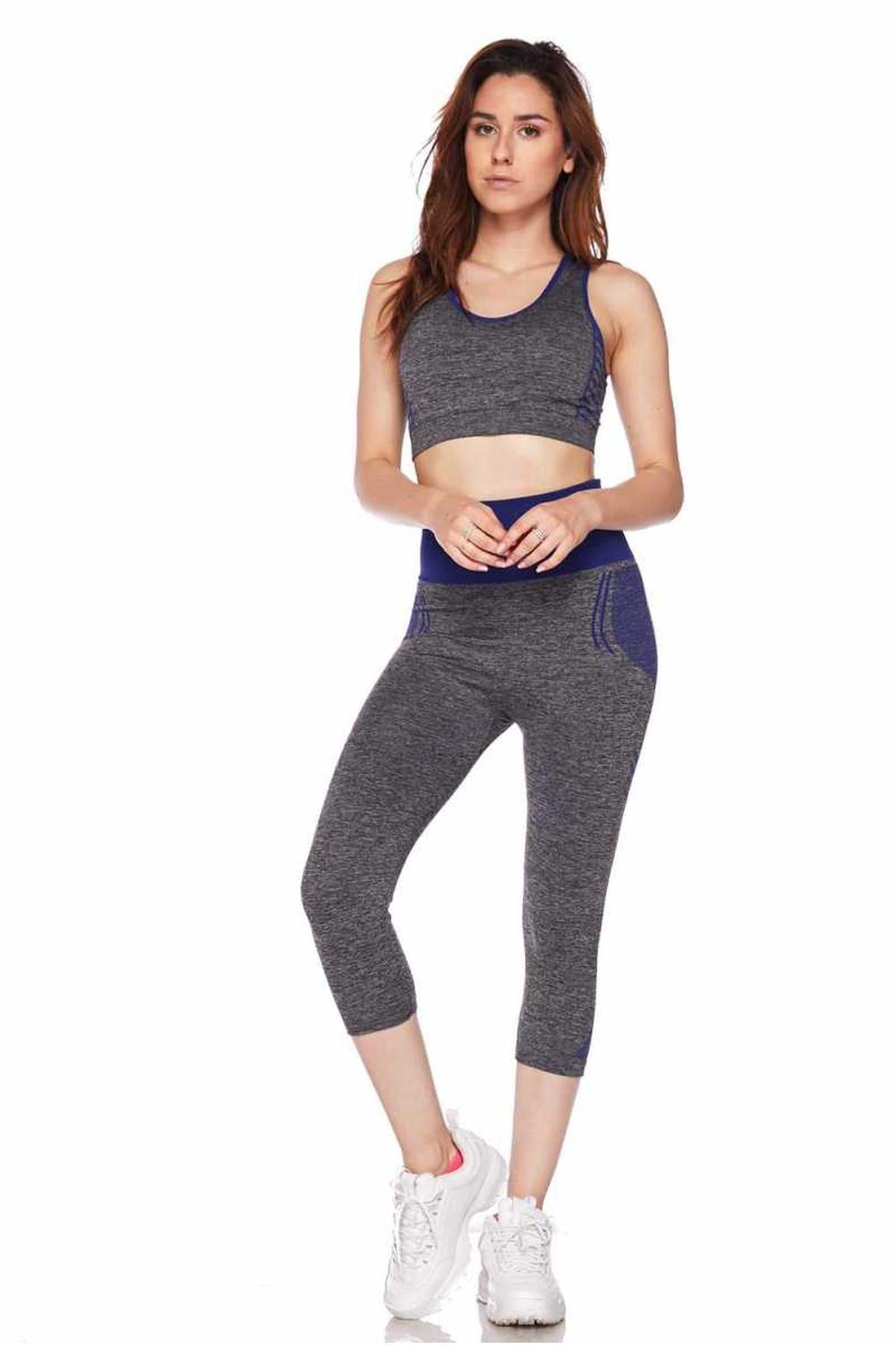 Racerback Tank Top and Capris Activewear Set