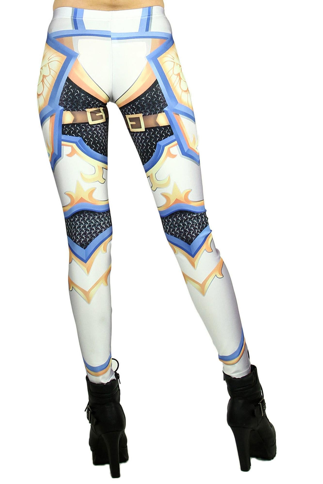Graphic Print Hero Armor Leggings