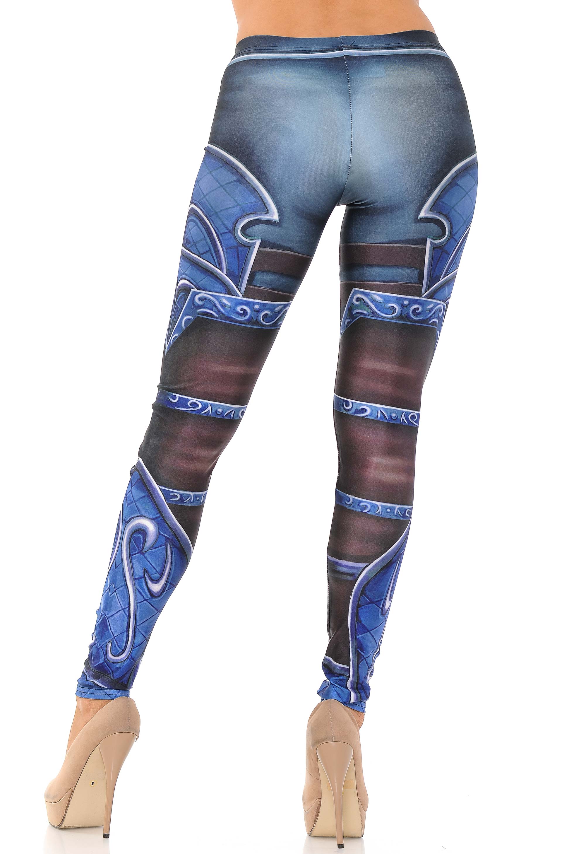 Graphic Print Legend Armor Leggings