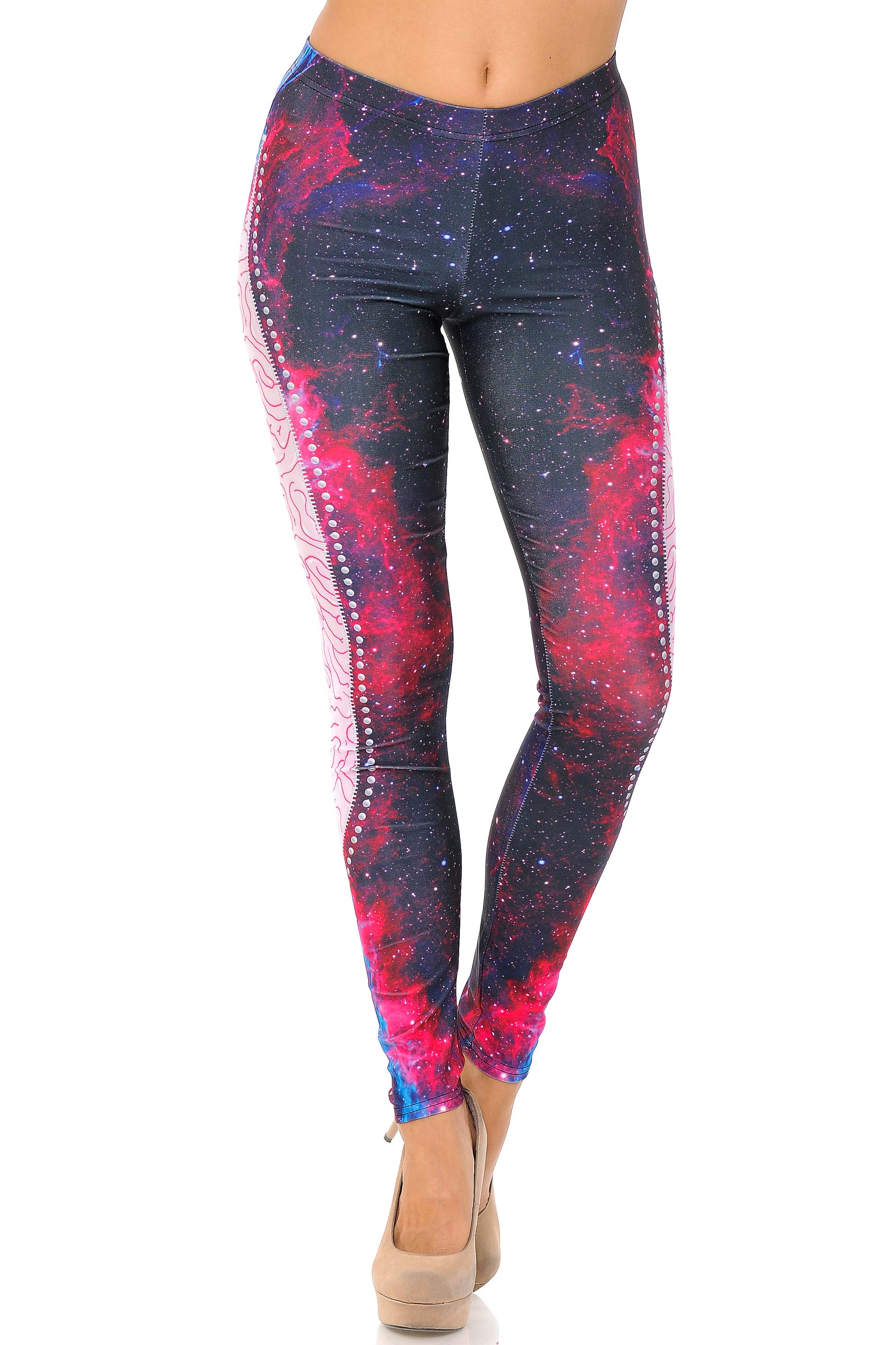 Graphic Print Galaxy Exposure Leggings