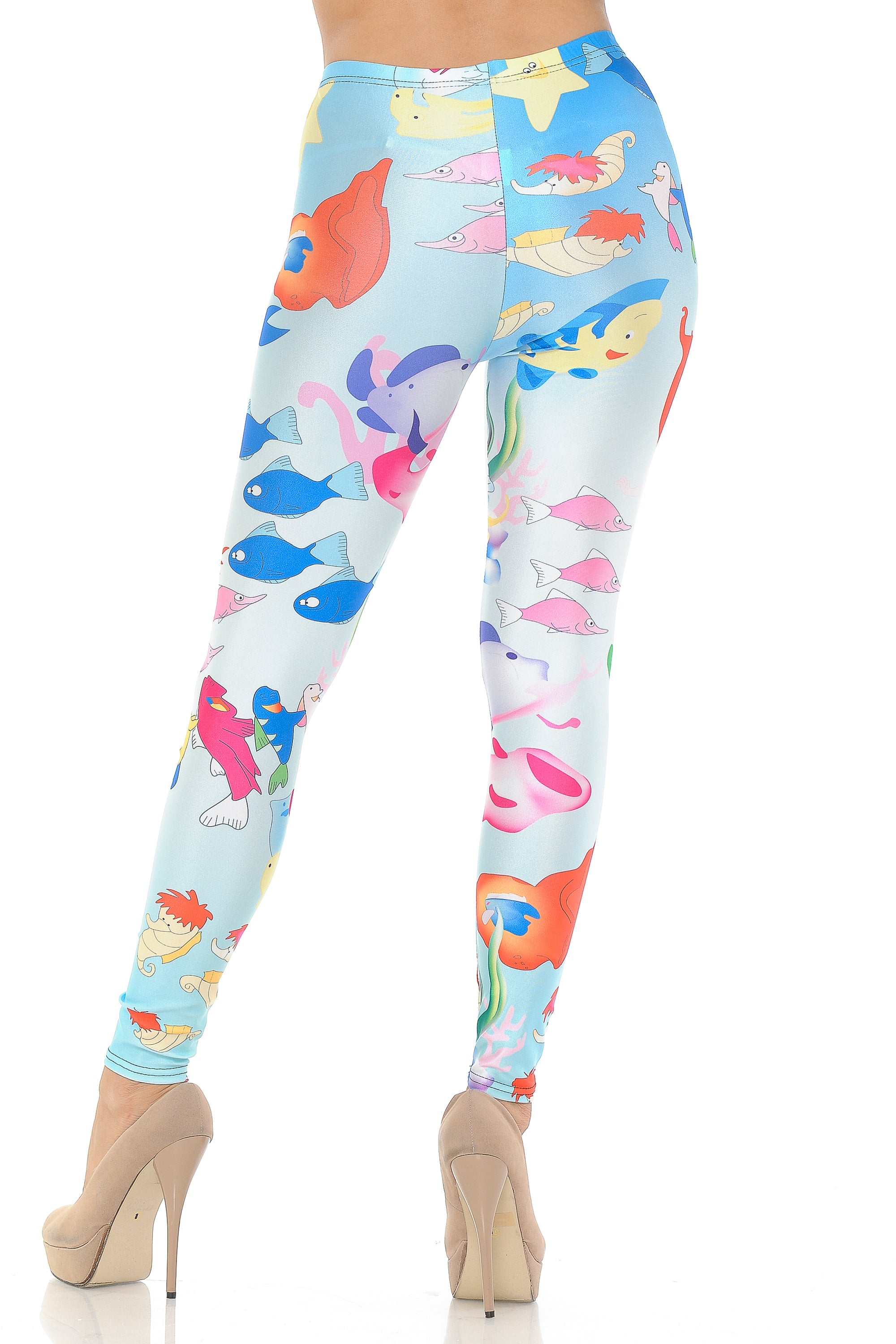 Graphic Printed Little Mermaid Ariel Leggings