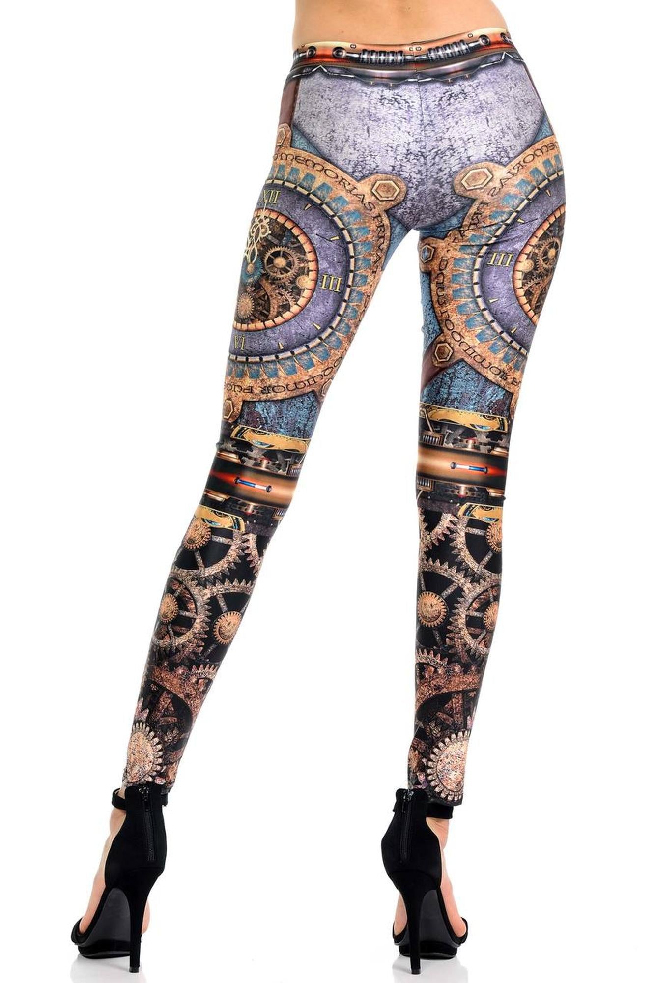 Graphic Print Eternal Steampunk Leggings