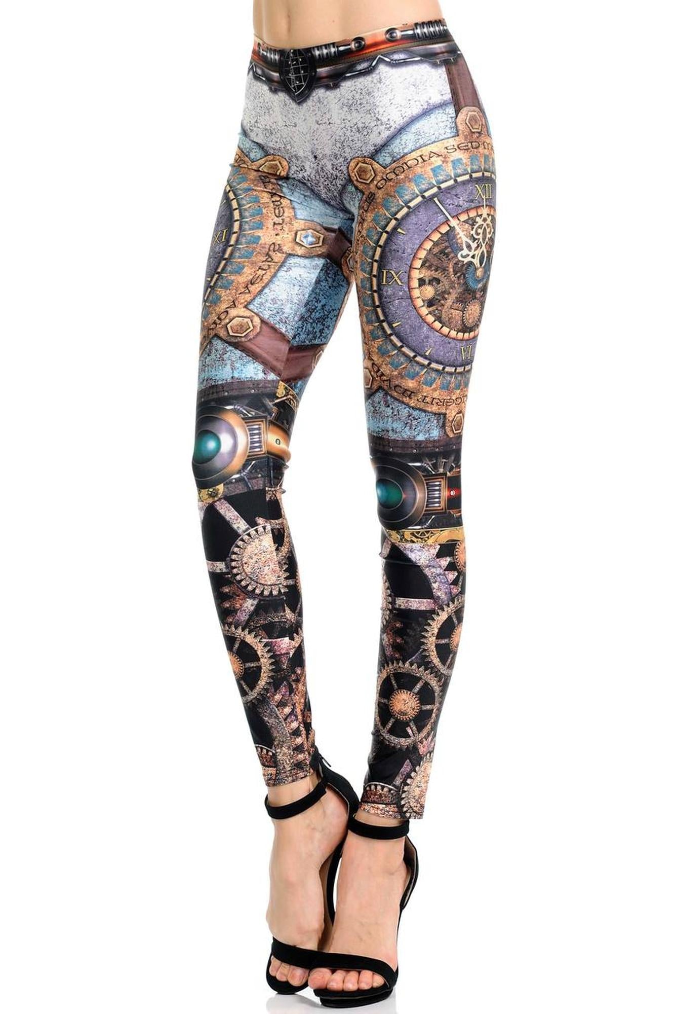 Graphic Print Eternal Steampunk Leggings