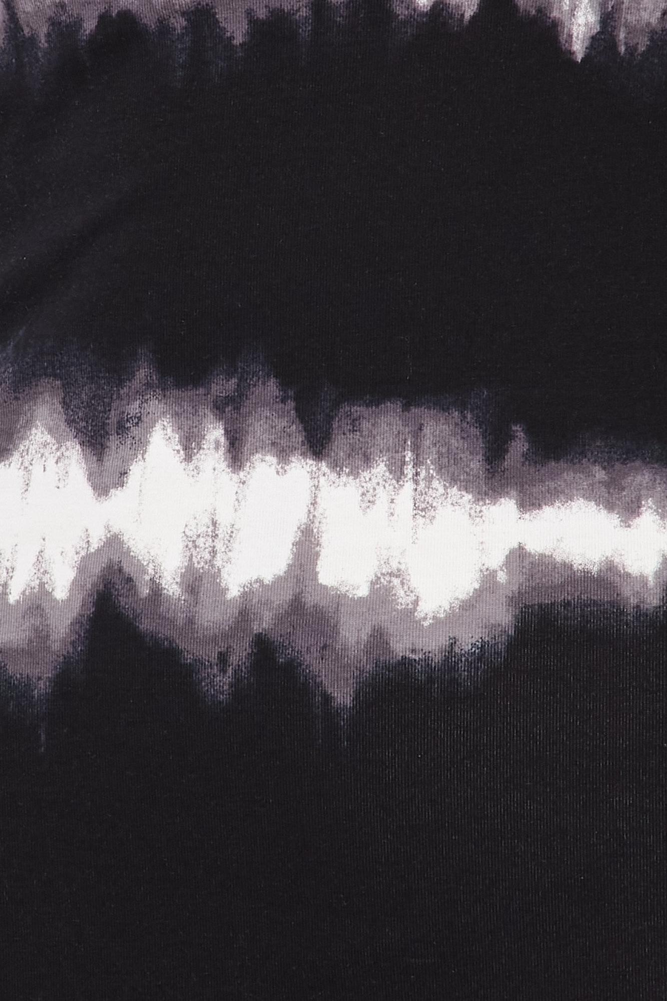 Cotton Tie Dye Striped Sleeveless Bodycon Mini Dress