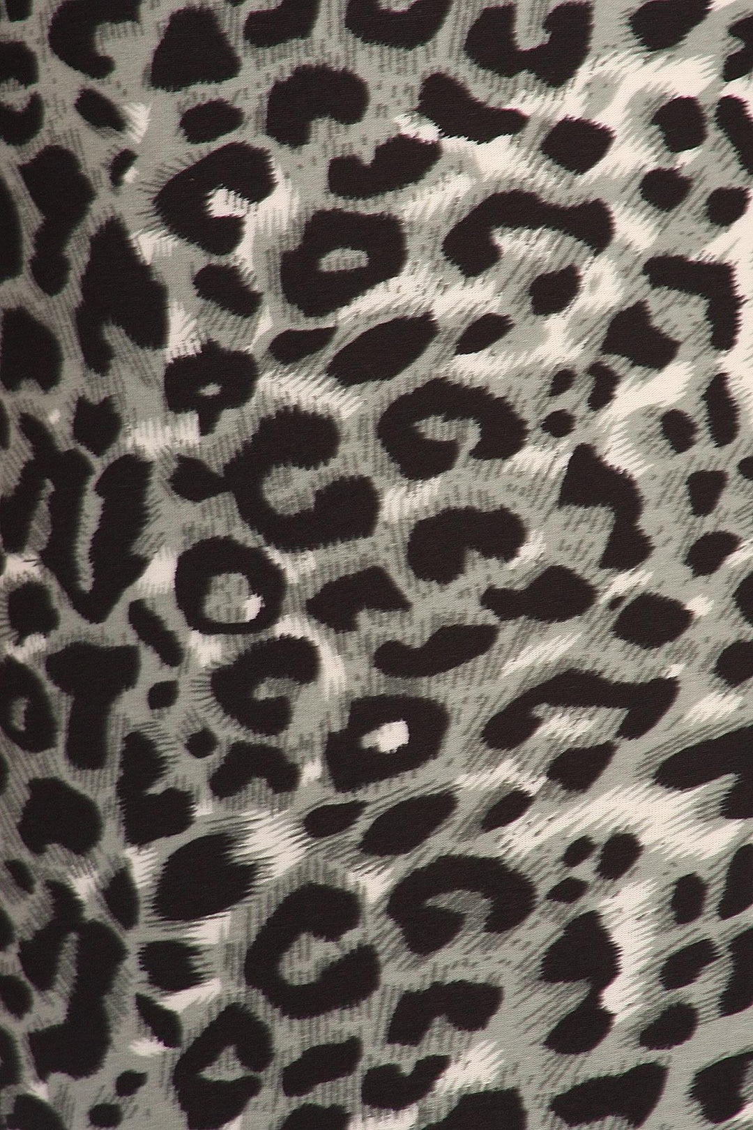 Buttery Soft Snow Leopard Extra Plus Size Leggings - 3X-5X (XPlus One Size,Charcoal)