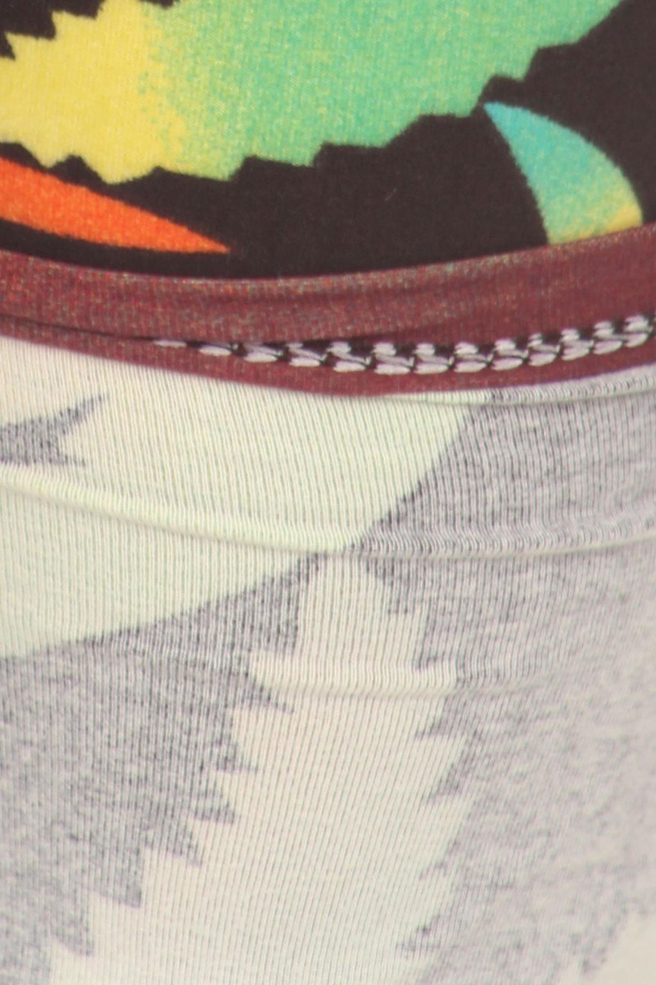 Buttery Soft Rainbow Marijuana Extra Plus Size Leggings - 3X-5X (Red,XPlus One Size)