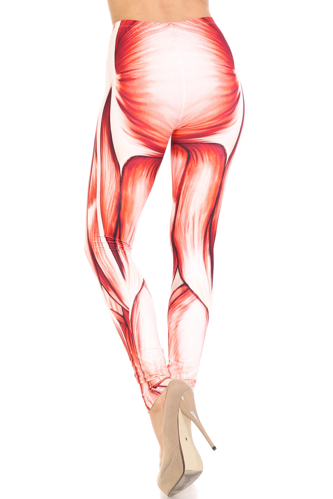Creamy Soft Leggings Premium Women's Muscle Extra Plus, High Rise, Stretchy, Comfortable, 3X-5X Leggings - by USA Fashion