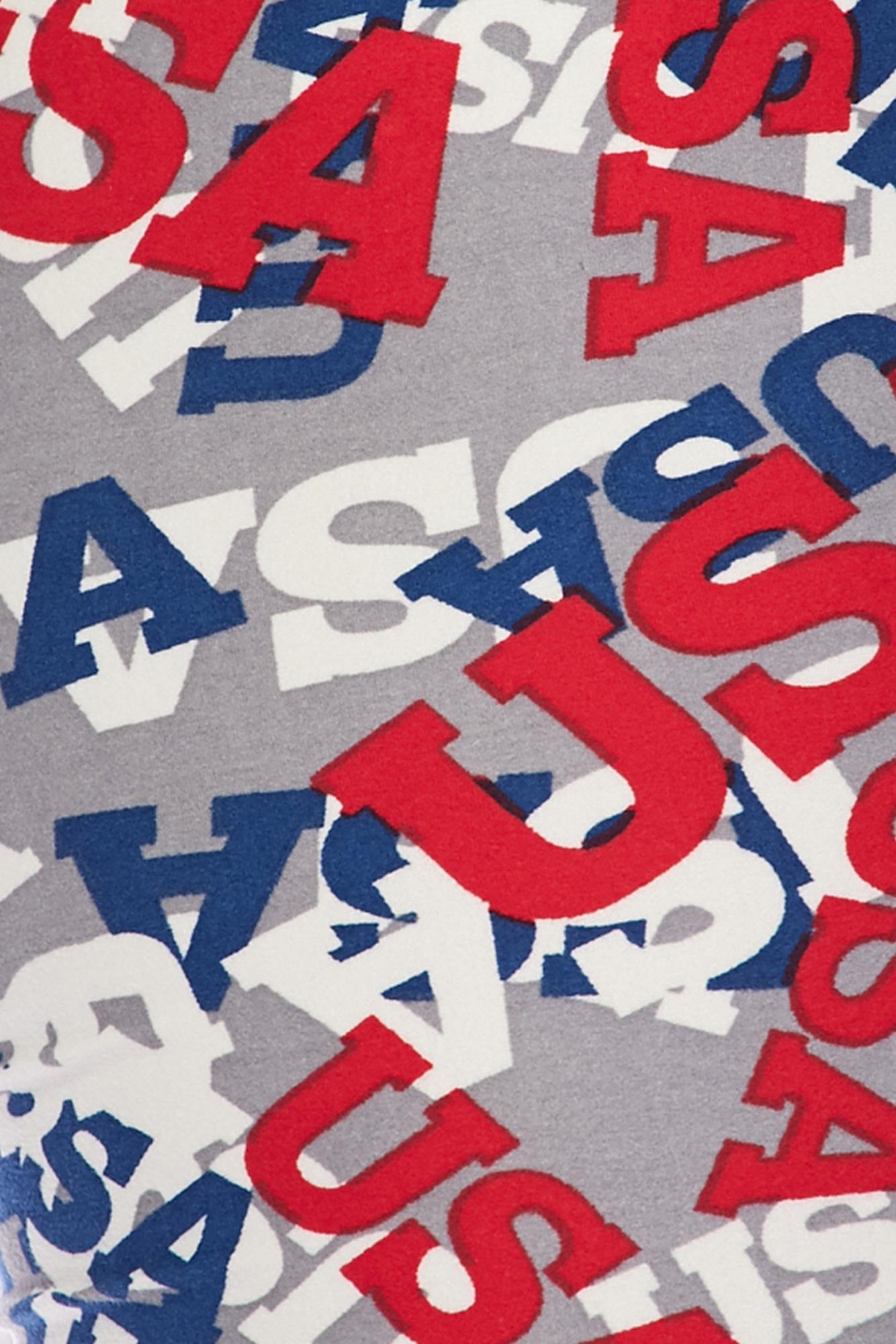 Buttery Soft All Over USA Extra Plus Size Leggings - 3X-5X (XPlus One Size,Charcoal)