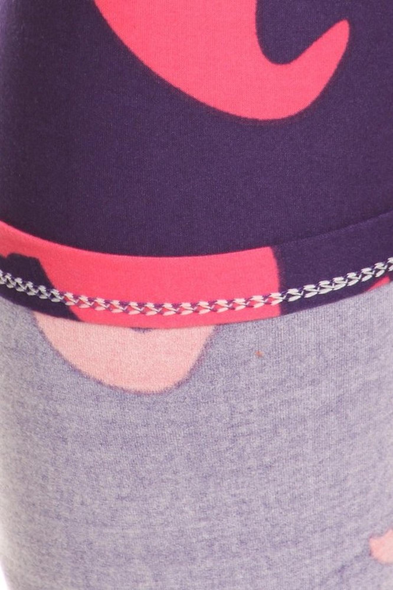 Buttery Soft Playful Ghosts Leggings (One Size Regular,Purple)