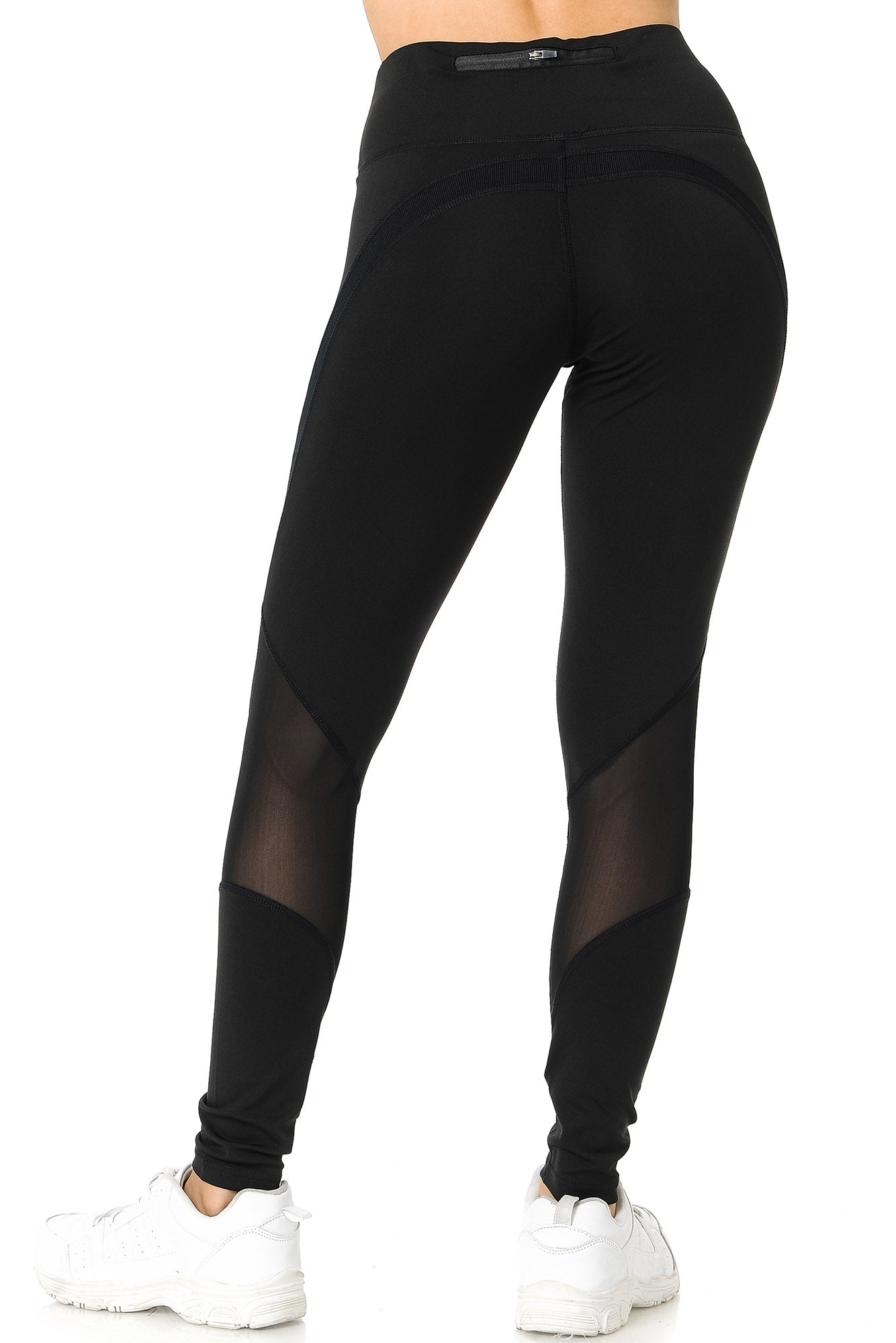 Premium Panel Mesh Sport Workout Leggings