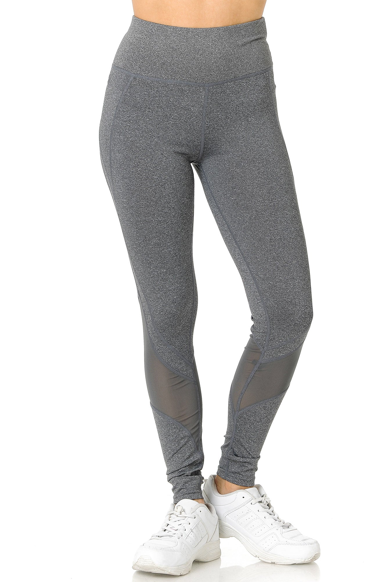 Premium Panel Mesh Sport Workout Leggings