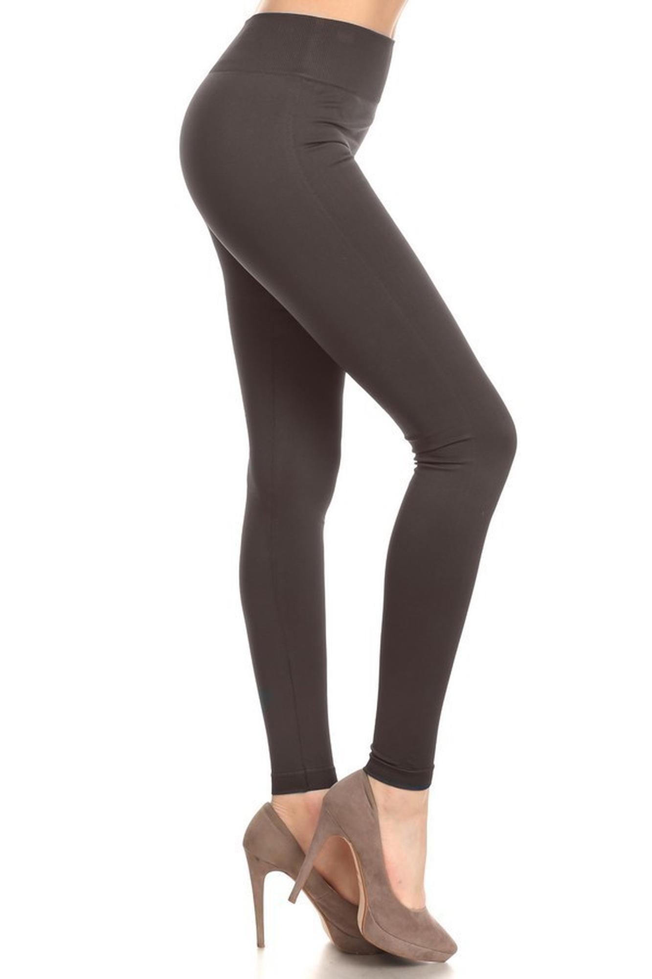 Extra Thick Solid Basic Leggings