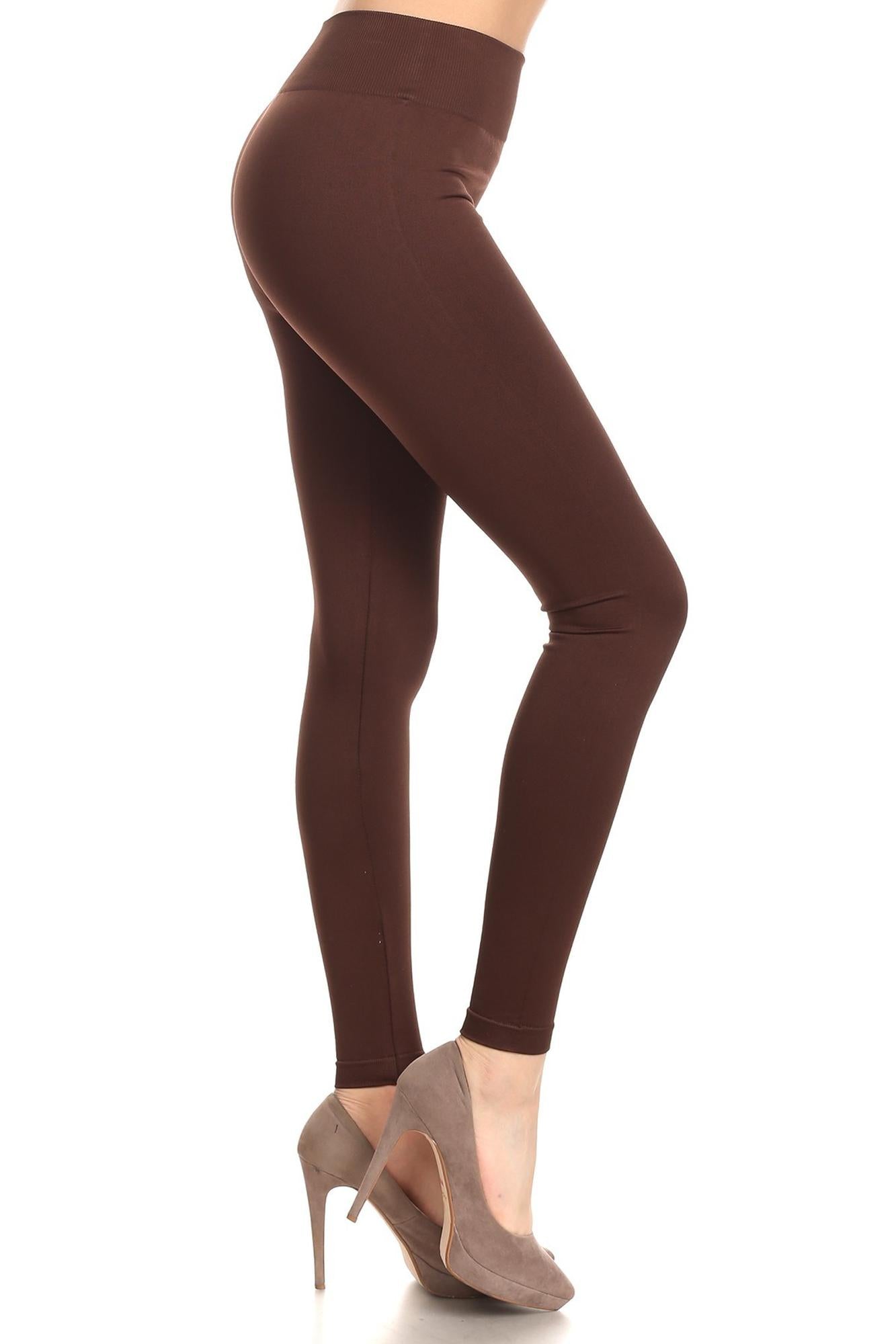 Extra Thick Solid Basic Leggings