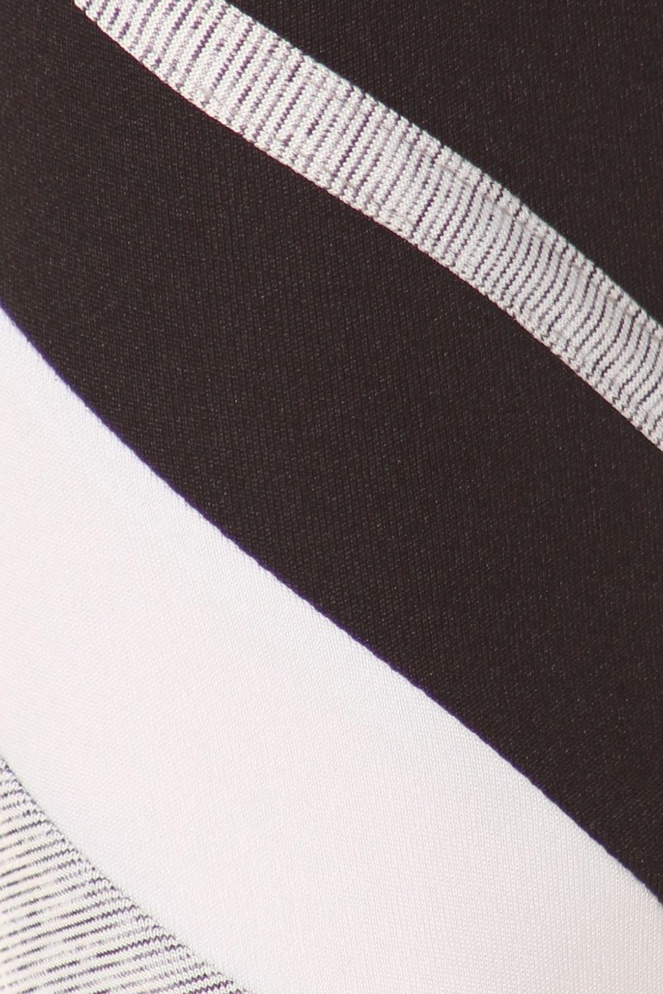 Multi Tone Ankle Contrast Sporty Workout Leggings