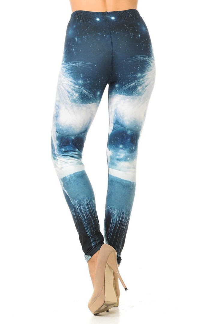 Creamy Soft Premium Women's Leggings Epic Unicorn Regular Size, High Rise, Stretchy & Breathable, Comfortable Fit - by USA Fashion
