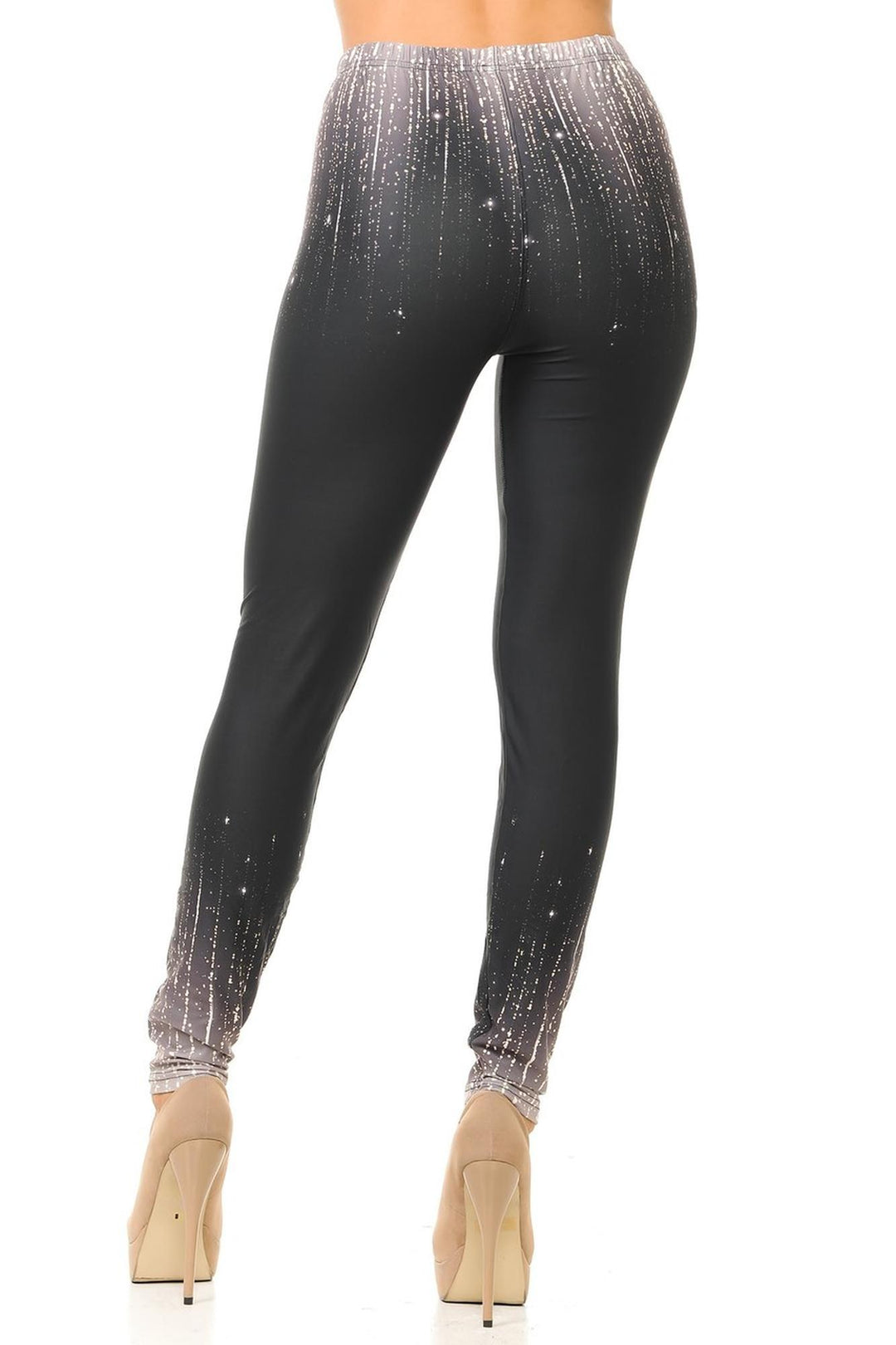 Creamy Soft Sparkle Contour Leggings - Multi-Size