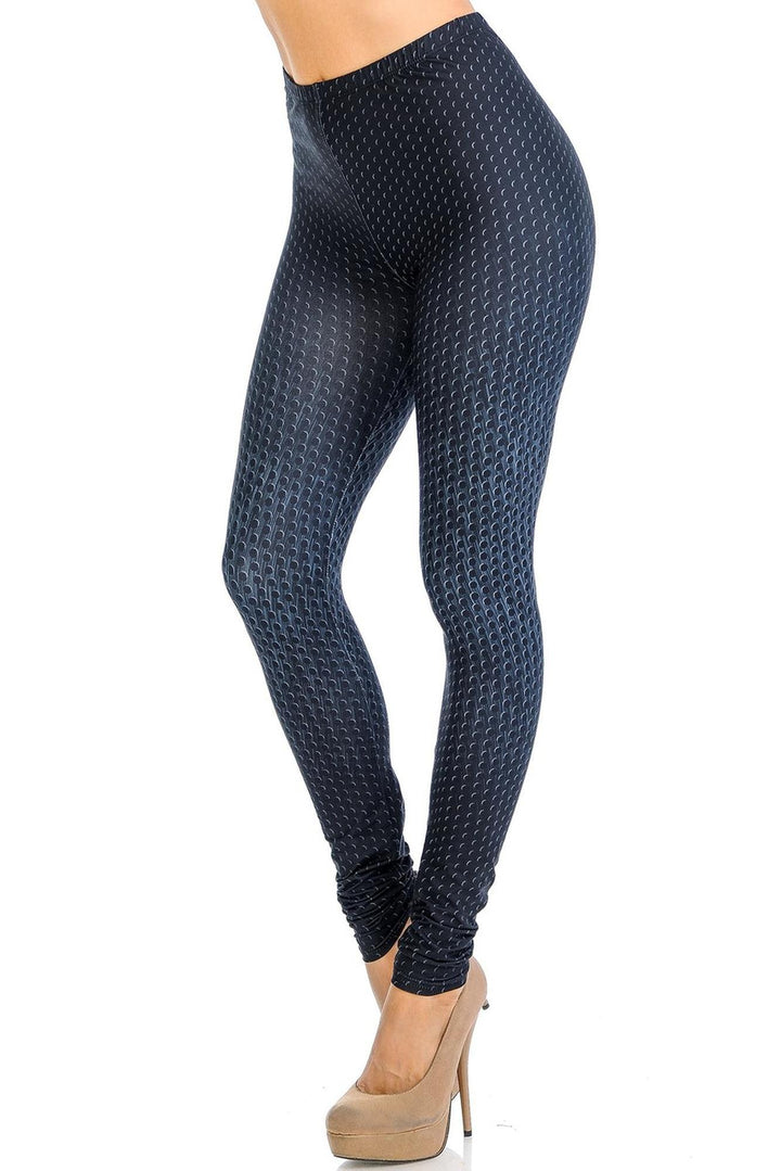 Creamy Soft Textured Dots Leggings - Signature Collection